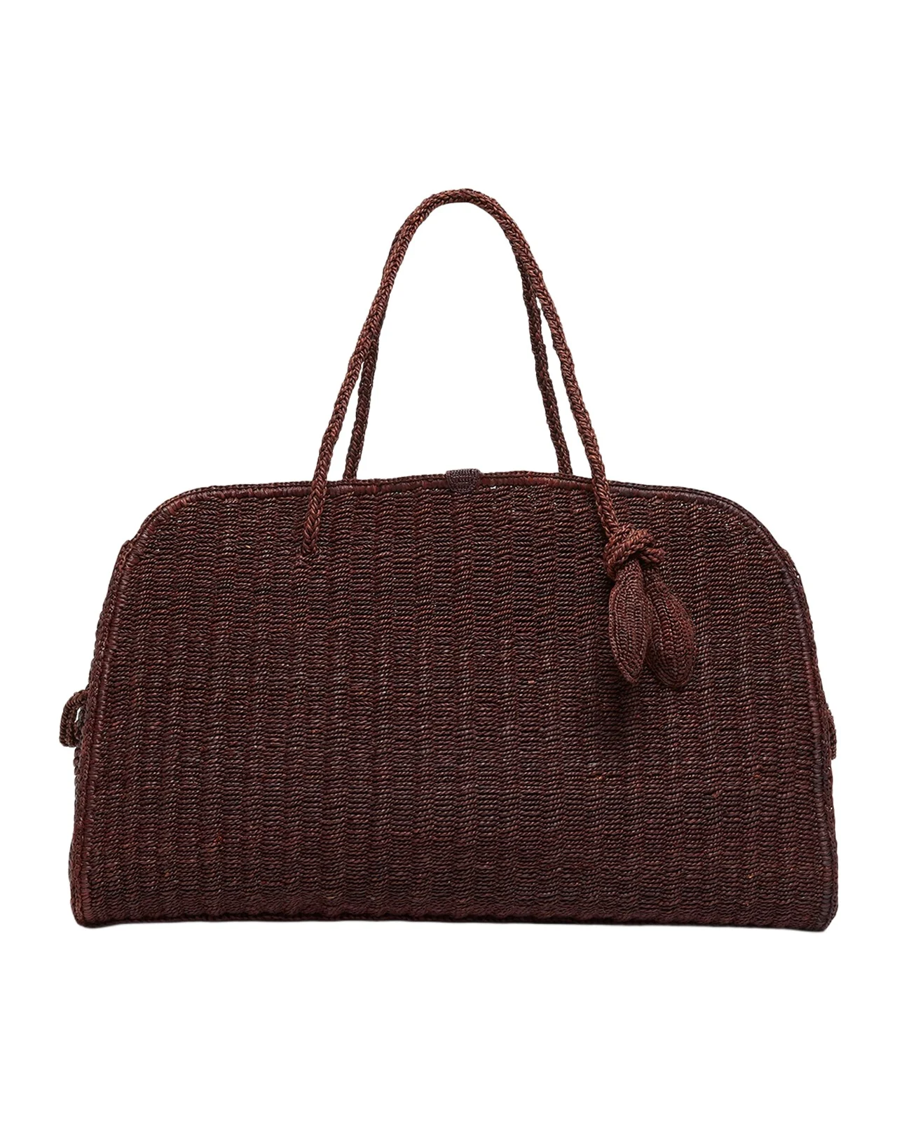 Le Grand Turismo Raffia Bowling Top-Handle Bag Le Grand Turismo Raffia Bowling Top-Handle Bag