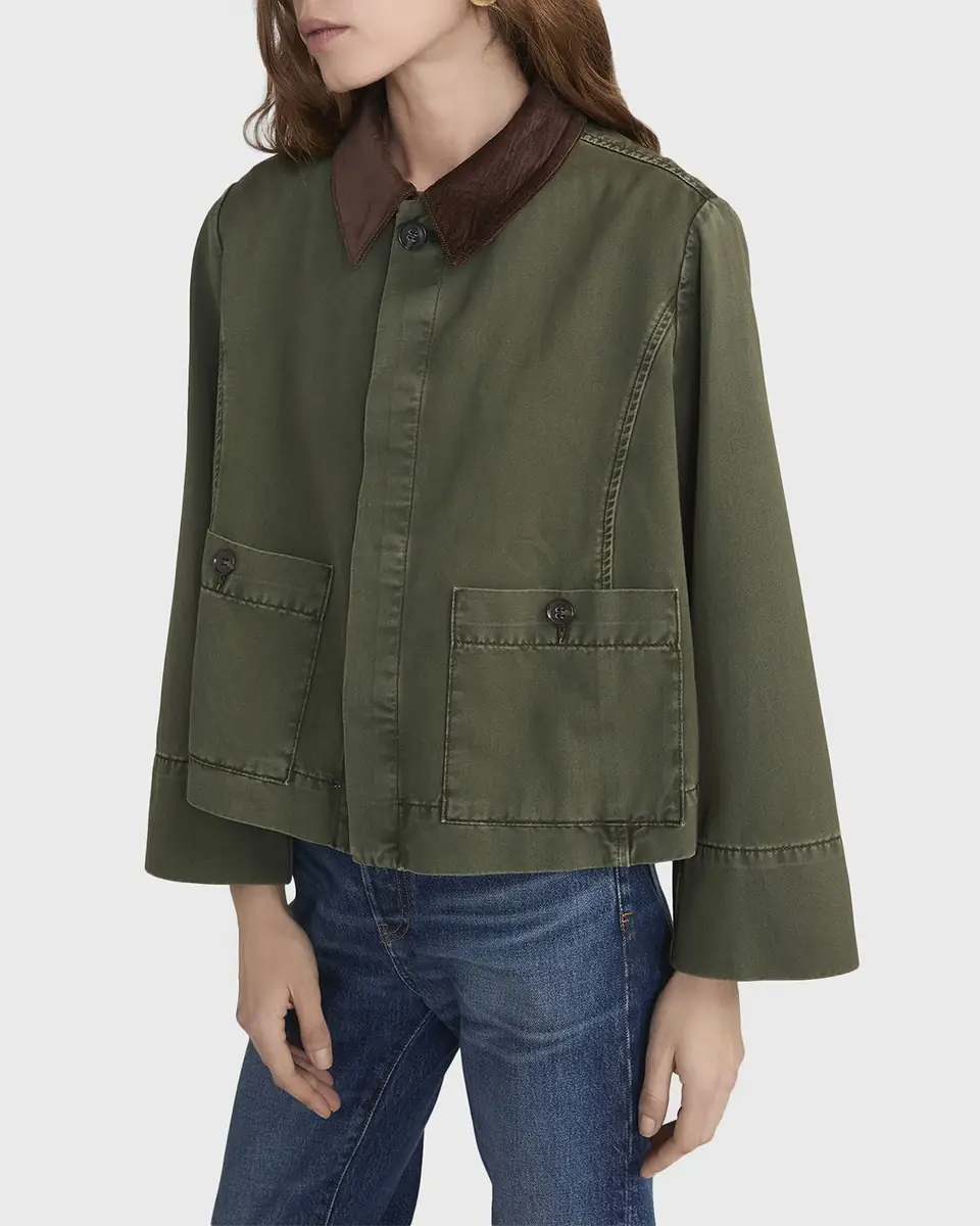 FRAME The Mini Swing Jacket | Thumbnail 4 FRAME The Mini Swing Jacket | Thumbnail 4