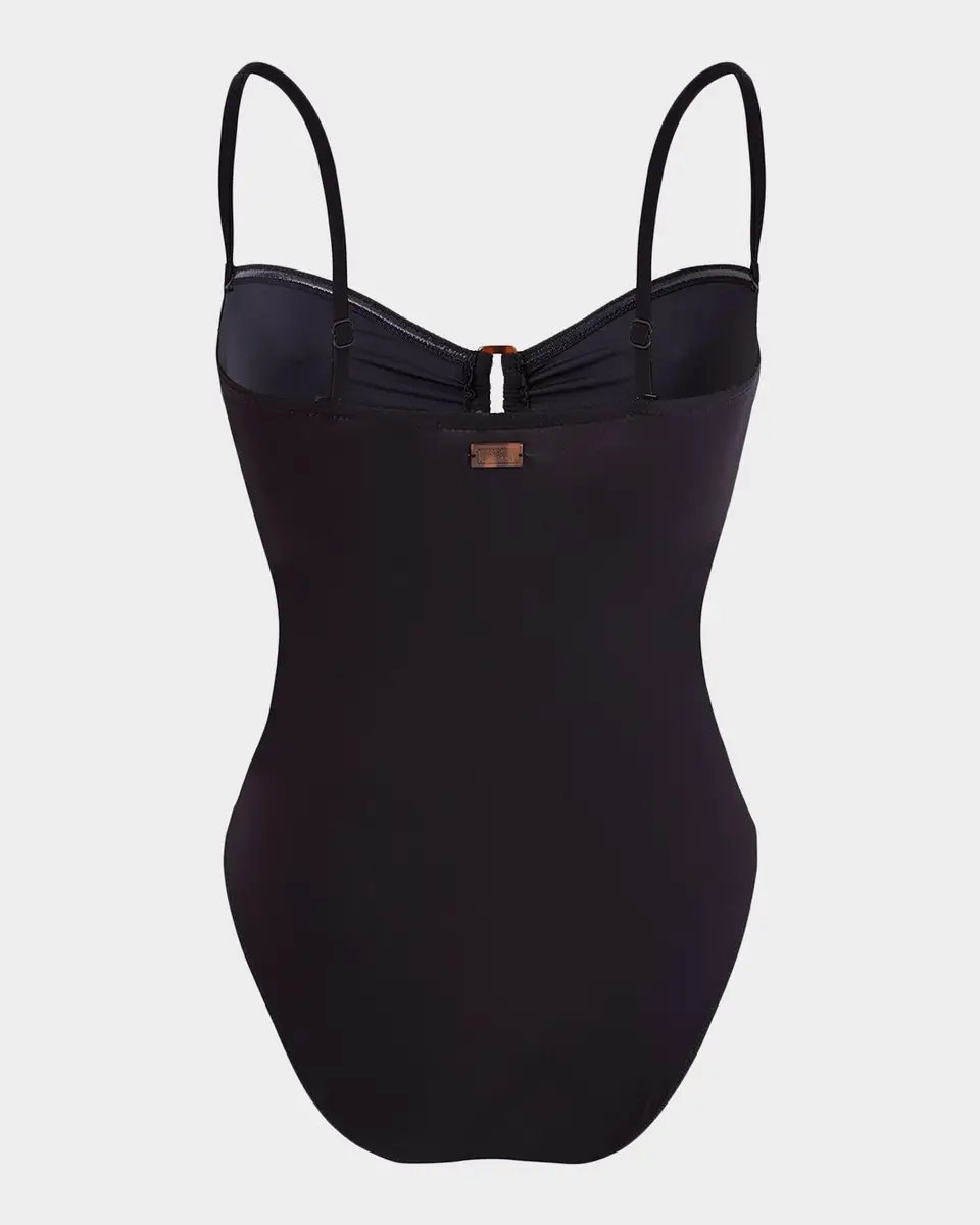 Vilebrequin Uni Bandeau One-Piece Swimsuit | Thumbnail 4 Vilebrequin Uni Bandeau One-Piece Swimsuit | Thumbnail 4