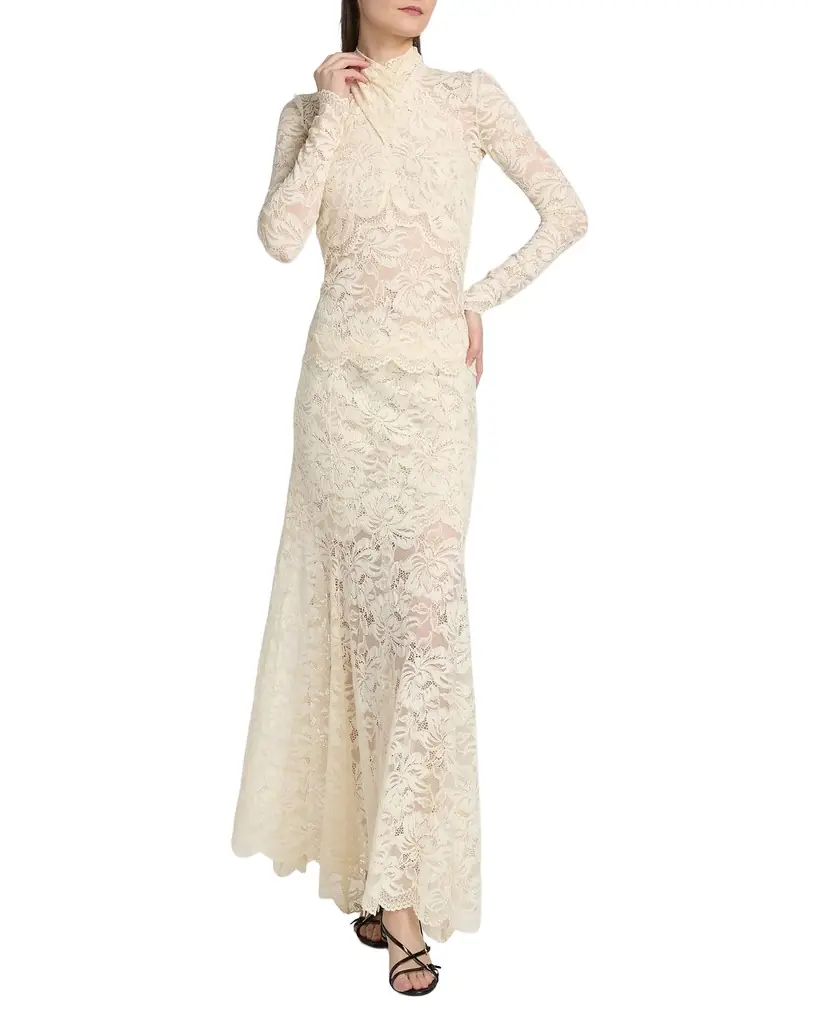 Rabanne Lace A-Line Maxi Skirt | Image 1 Rabanne Lace A-Line Maxi Skirt | Image 1