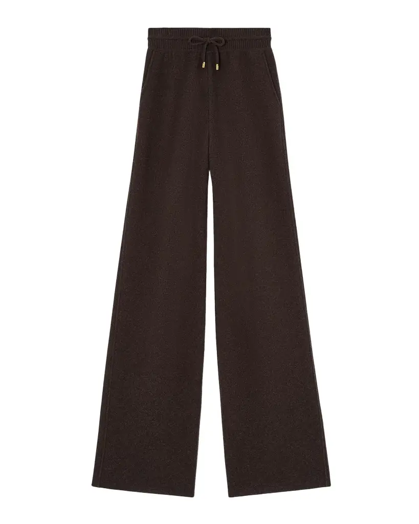 Loro Piana North Woods Wool-Cashmere Wide-Leg Drawstring Pants | Image 1 Loro Piana North Woods Wool-Cashmere Wide-Leg Drawstring Pants | Image 1