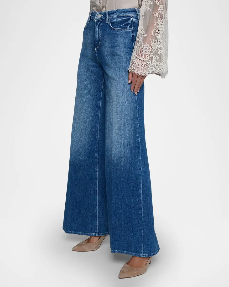 L'Agence Quincy High-Rise Wide-Leg Jeans | Thumbnail 5