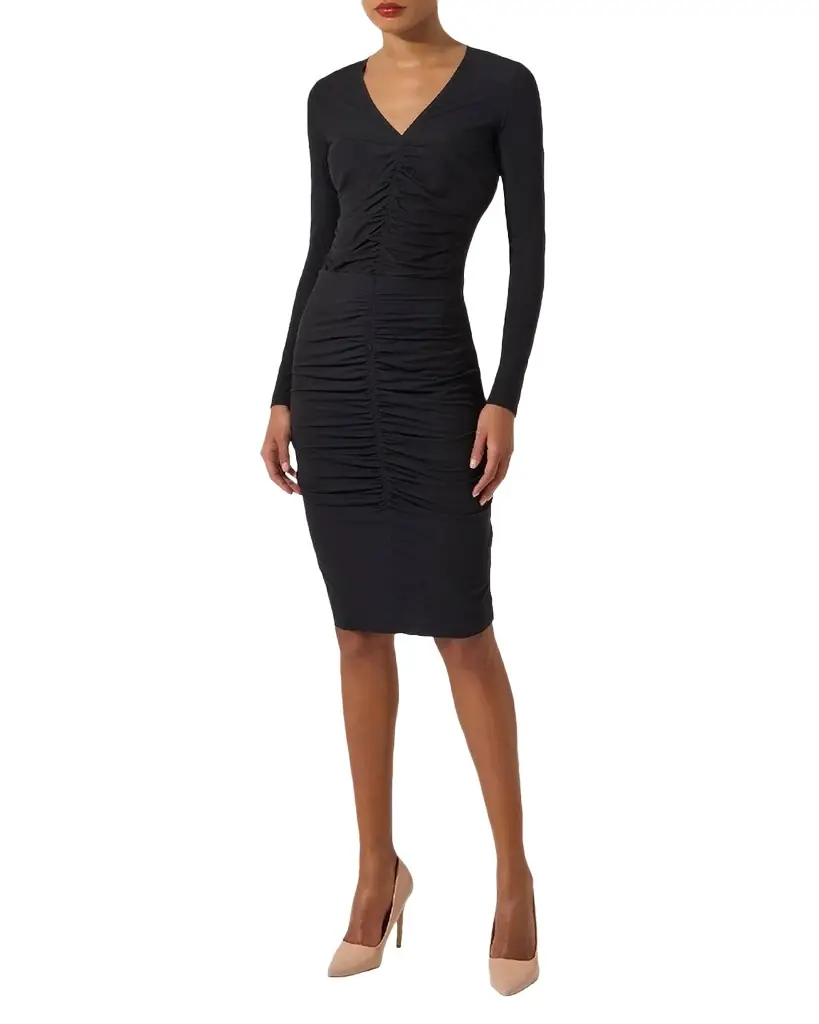 Wolford Pure Ruched Knee-Length Skirt | Image 1 Wolford Pure Ruched Knee-Length Skirt | Image 1
