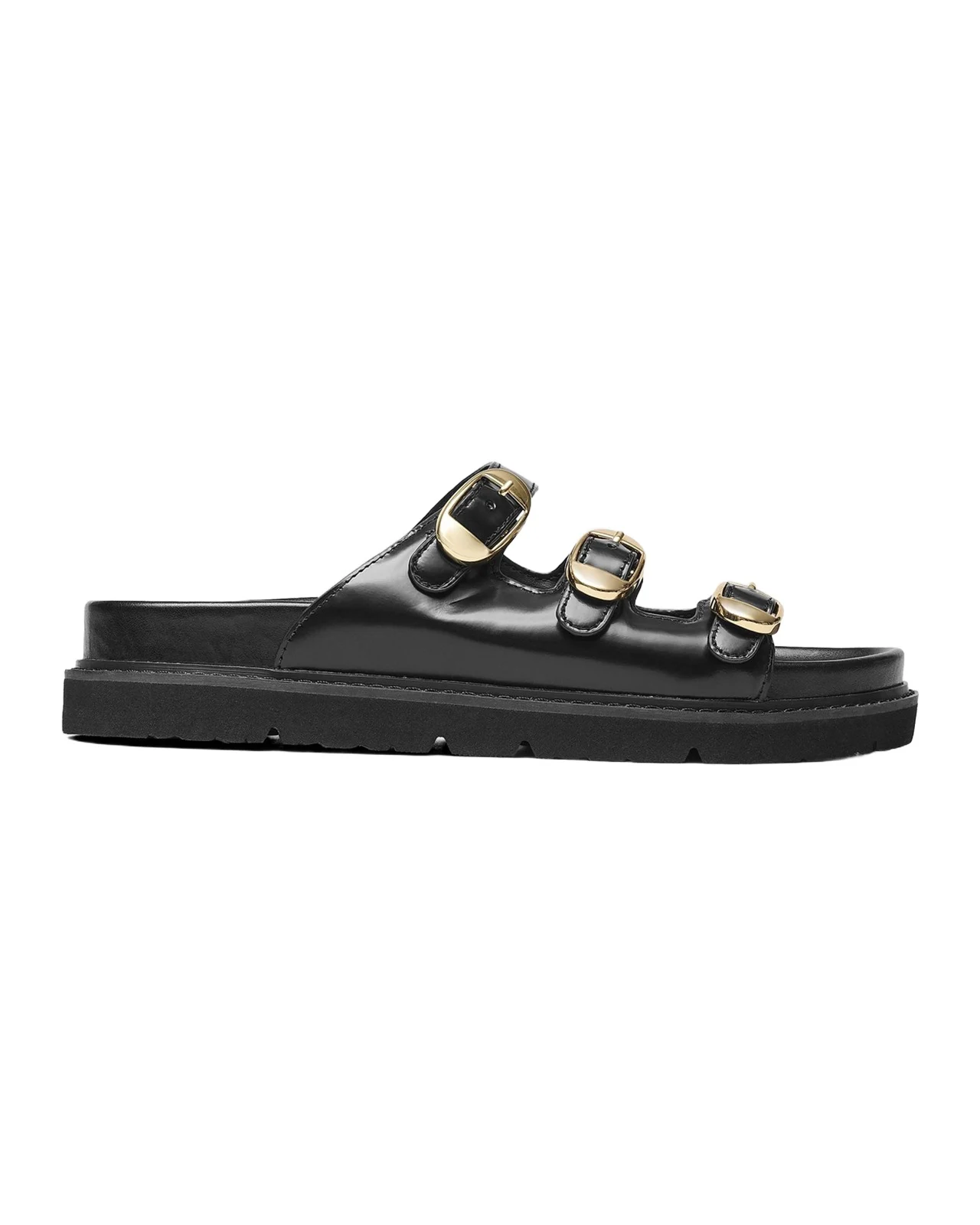 The Leather Kiki Slides