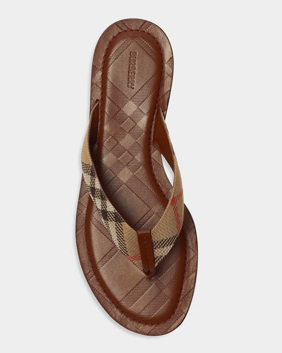 Burberry Pavillon Signature Check Sandals | Thumbnail 2 Burberry Pavillon Signature Check Sandals | Thumbnail 2