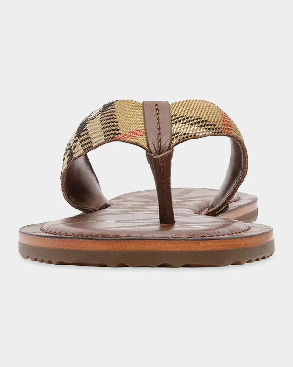 Burberry Pavillon Signature Check Sandals | Thumbnail 4 Burberry Pavillon Signature Check Sandals | Thumbnail 4