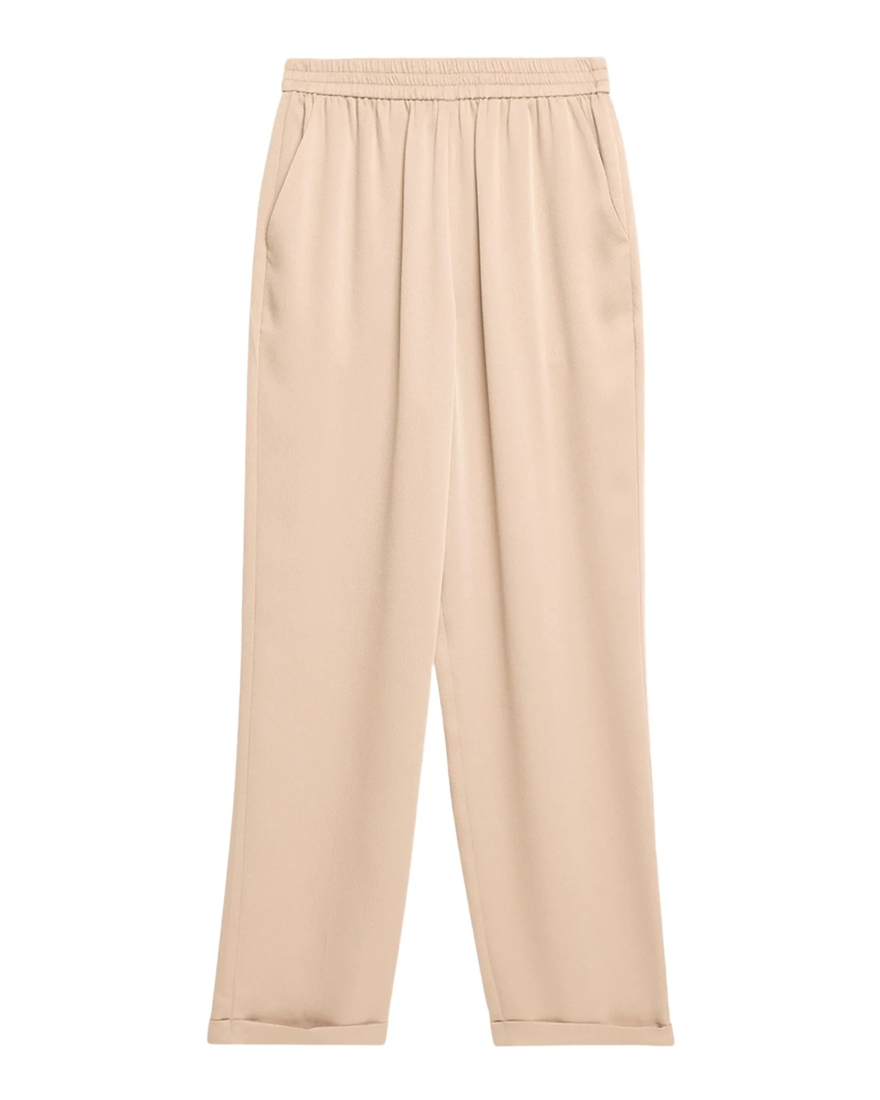 Emporio Armani Tapered Twill Crepe Trousers