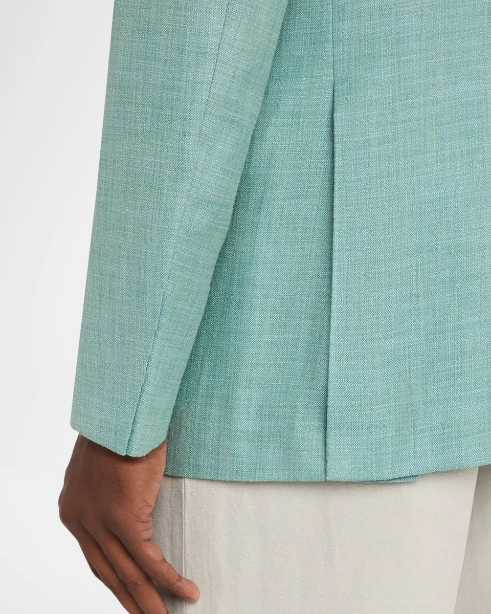Stefano Ricci Men's Textured Cotton and Silk Single-Breasted Sport Coat | Thumbnail 8
