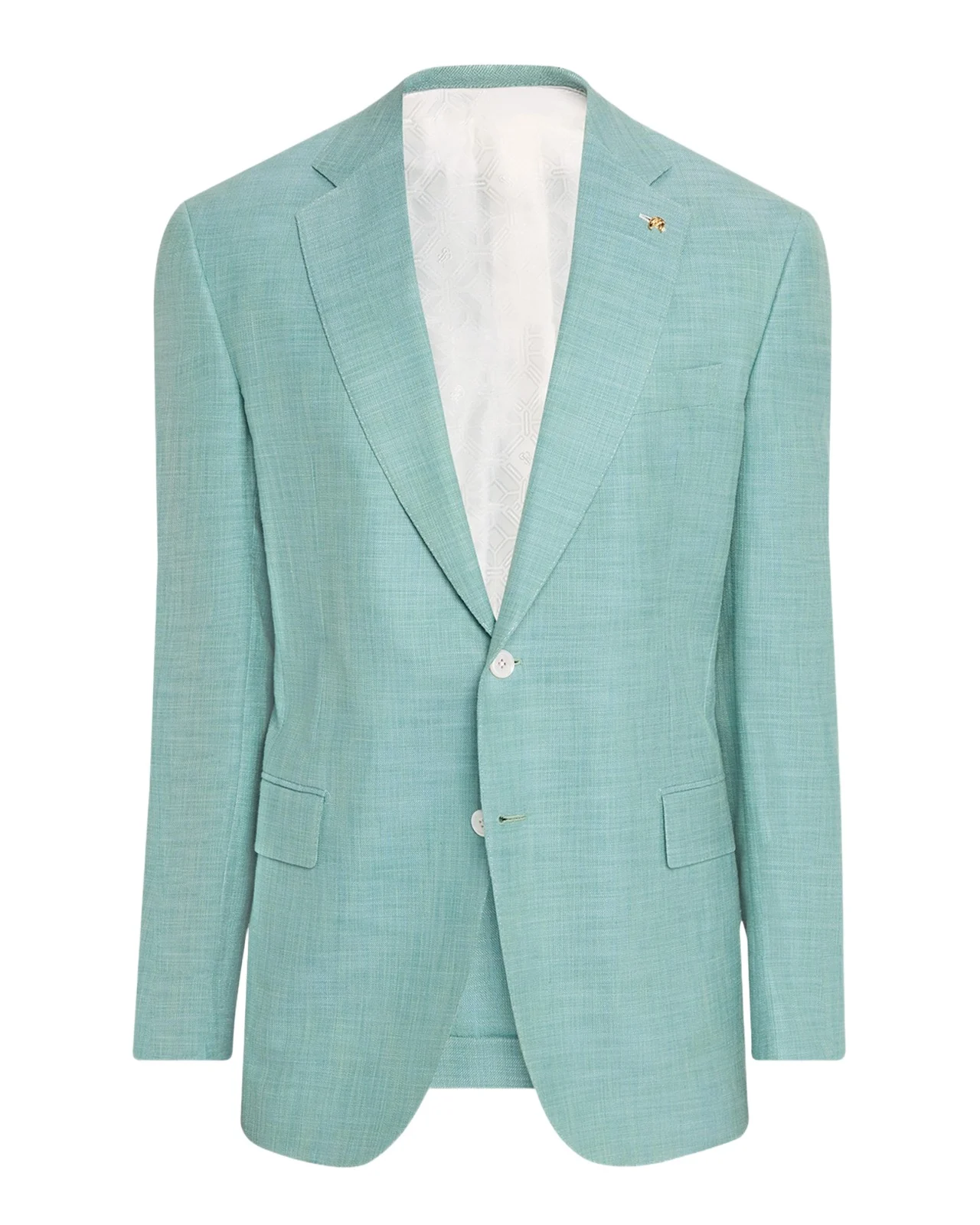 Men's Textured Cotton and Silk Single-Breasted Sport Coat Men's Textured Cotton and Silk Single-Breasted Sport Coat