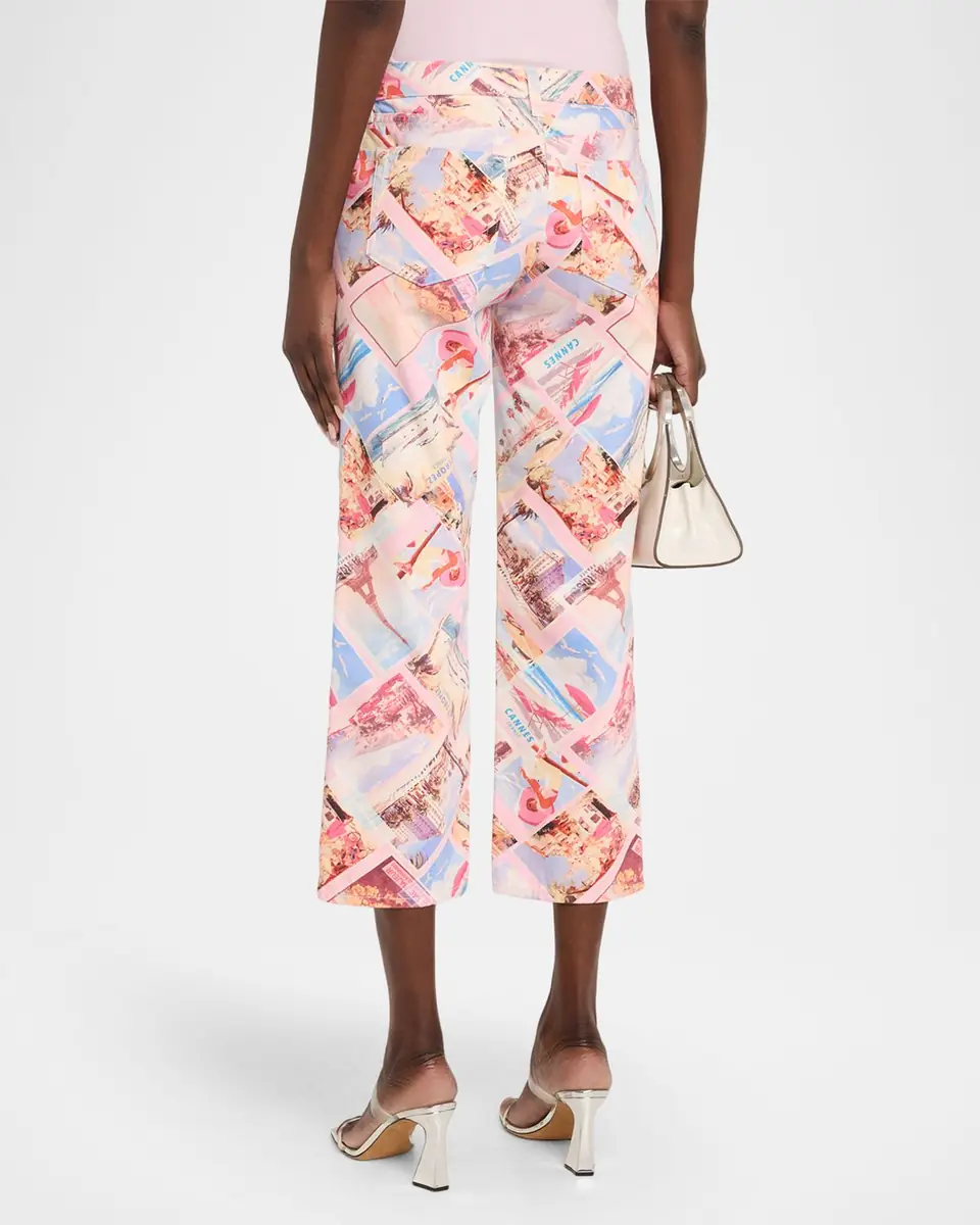 L'Agence Blaine Low-Rise Crop Straight Jeans | Thumbnail 2