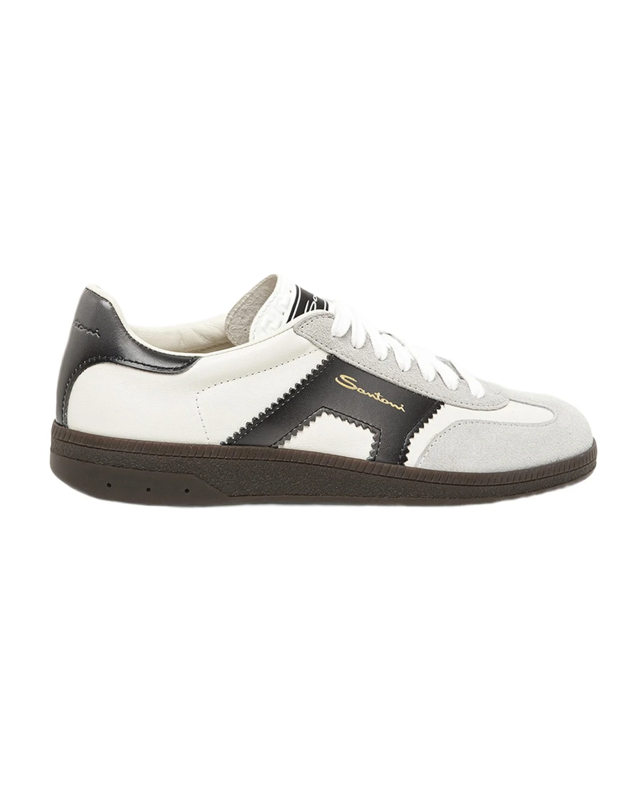 DBS Oly Mixed Leather Low-Top Sneakers