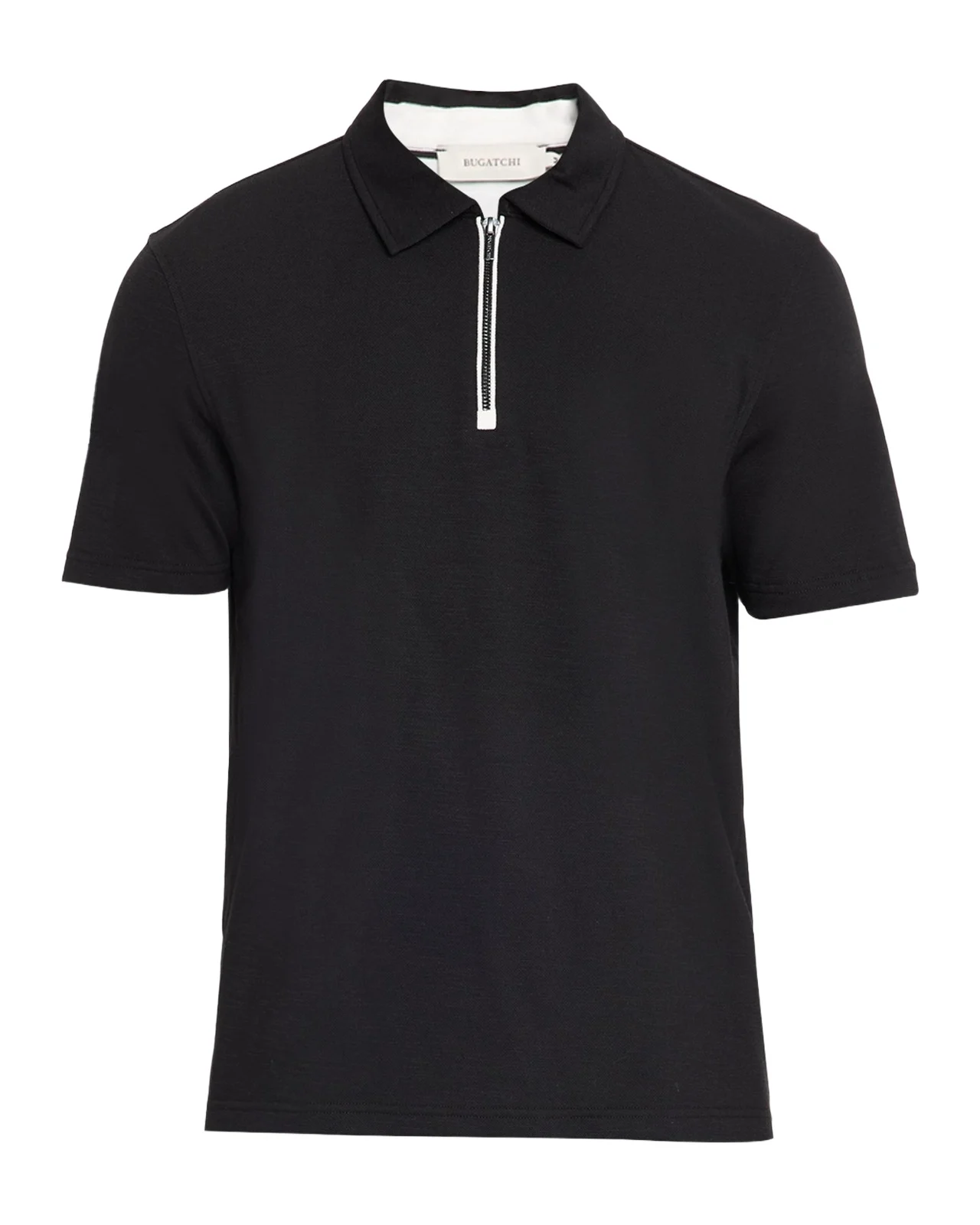 Men's Quarter-Zip Melange Performance Knit Polo Shirt