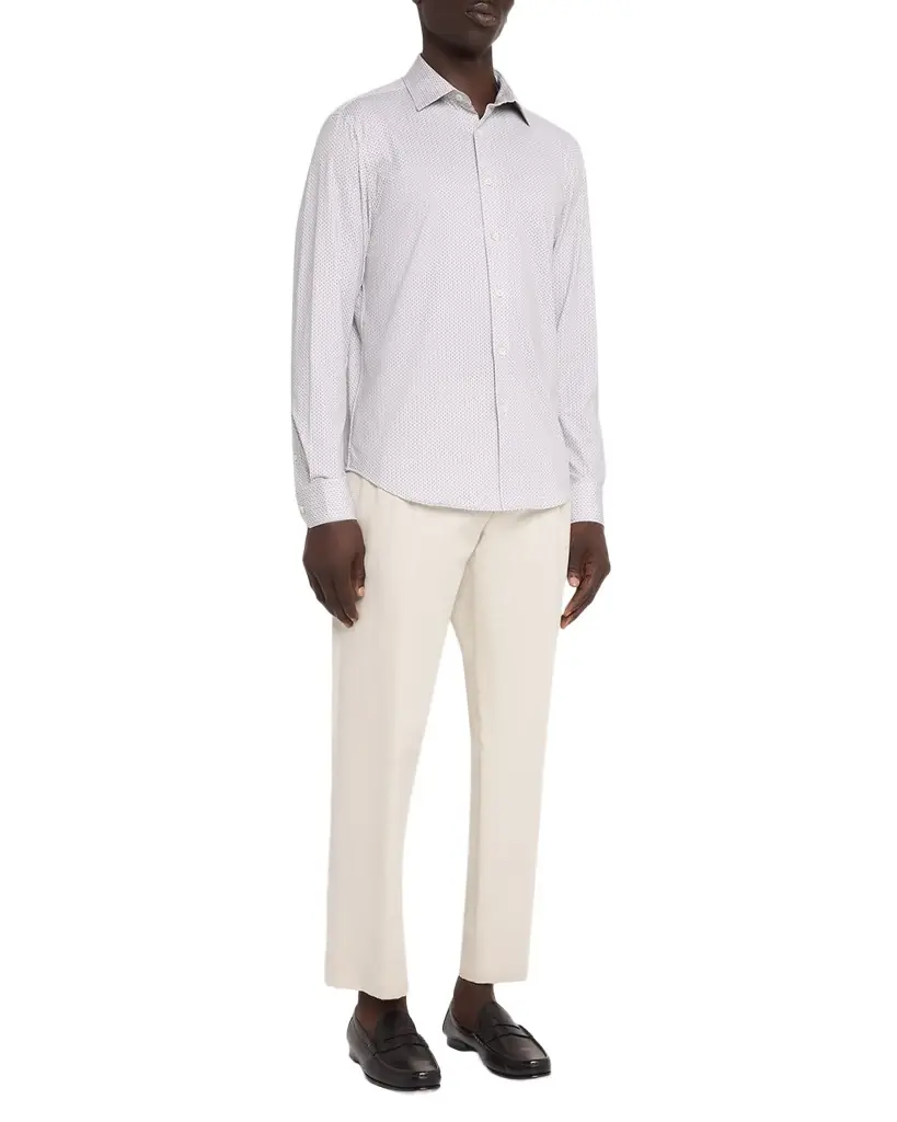 Men's James OoohCotton Geometric-Print Sport Shirt
