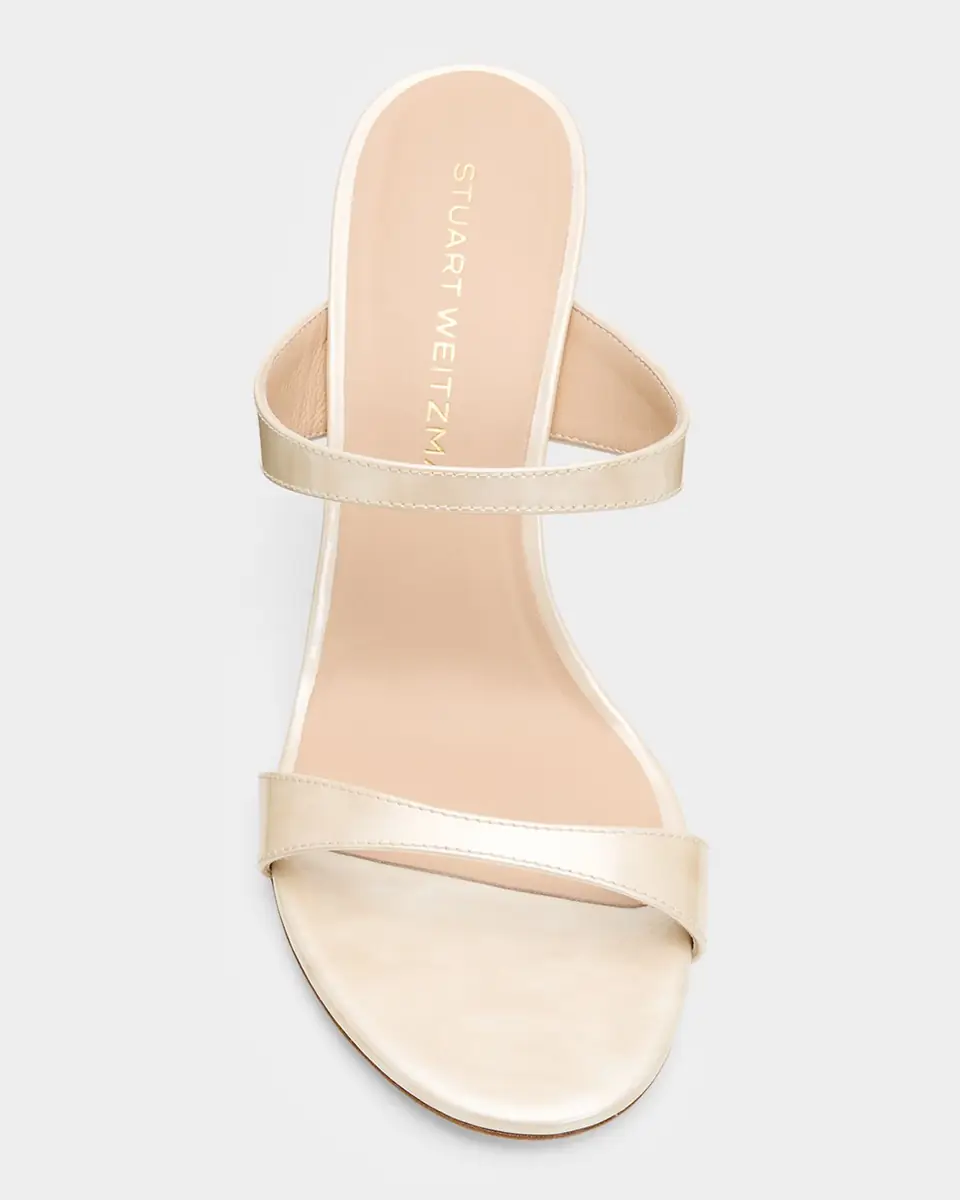Stuart Weitzman 85mm Nudist Leather Dual-Strap Sandals | Thumbnail 6 Stuart Weitzman 85mm Nudist Leather Dual-Strap Sandals | Thumbnail 6