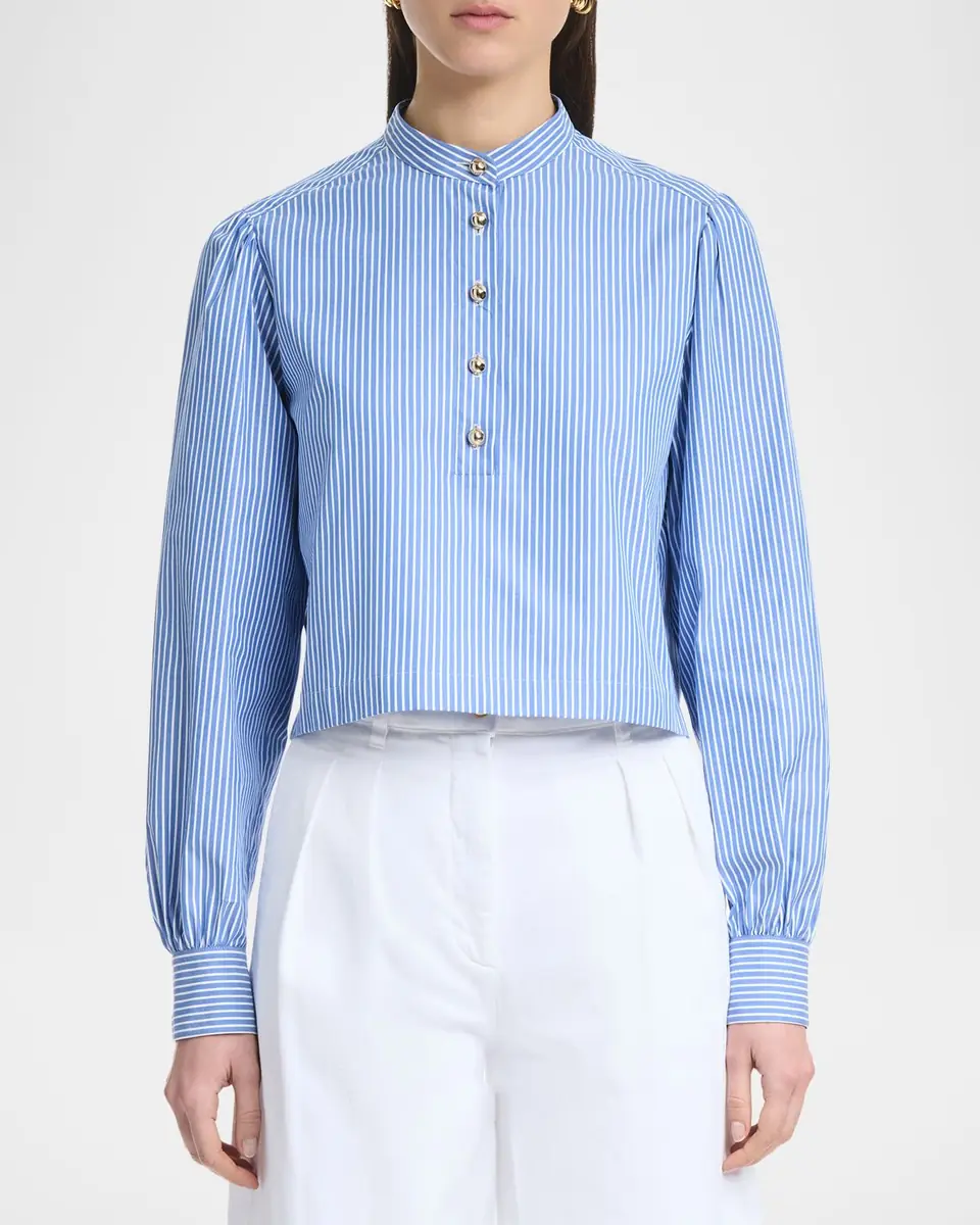 Altuzarra Margot Stripe Poplin Top | Thumbnail 4
