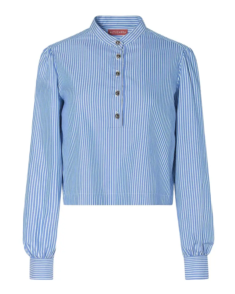 Altuzarra Margot Stripe Poplin Top | Image 1 Altuzarra Margot Stripe Poplin Top | Image 1