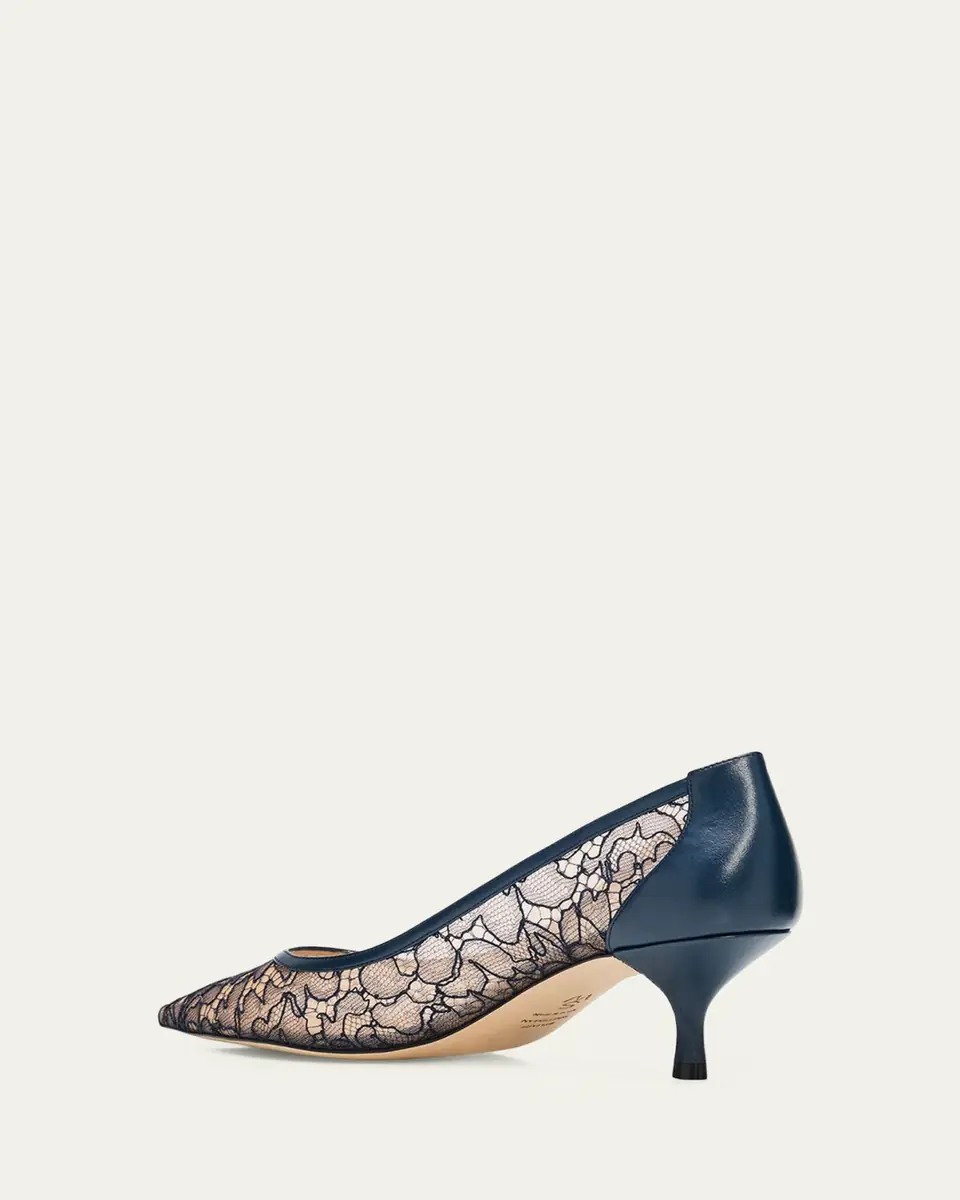 Stuart Weitzman 50mm Stuart Power Lace Pumps | Thumbnail 12 Stuart Weitzman 50mm Stuart Power Lace Pumps | Thumbnail 12