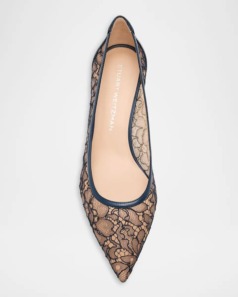 Stuart Weitzman 50mm Stuart Power Lace Pumps | Thumbnail 6 Stuart Weitzman 50mm Stuart Power Lace Pumps | Thumbnail 6