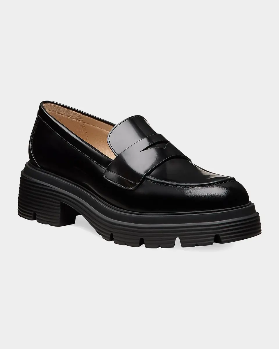 Stuart Weitzman Hudson Lite Leather Loafers | Thumbnail 4 Stuart Weitzman Hudson Lite Leather Loafers | Thumbnail 4