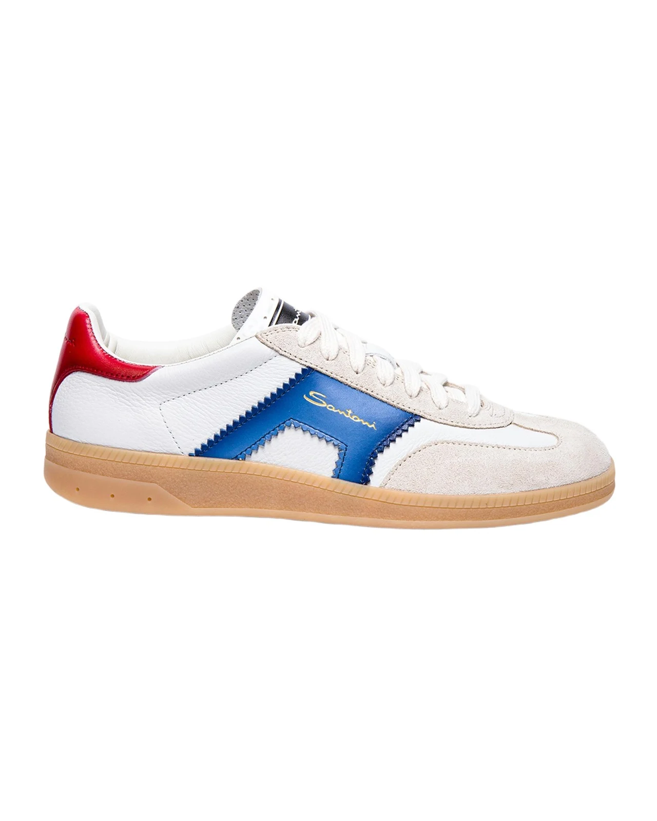 DBS Oly Mixed Leather Low-Top Sneakers