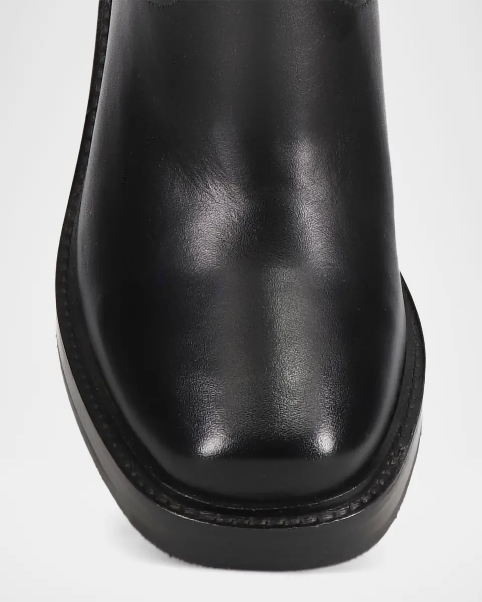 Frye Kate Leather Wide Calf Pull-On Boots | Thumbnail 4 Frye Kate Leather Wide Calf Pull-On Boots | Thumbnail 4