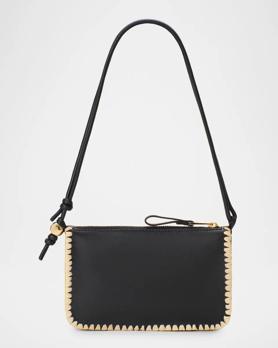 Loewe x Paula's Ibiza Rio Leather & Striped Raffia Shoulder Bag | Thumbnail 3 Loewe x Paula's Ibiza Rio Leather & Striped Raffia Shoulder Bag | Thumbnail 3