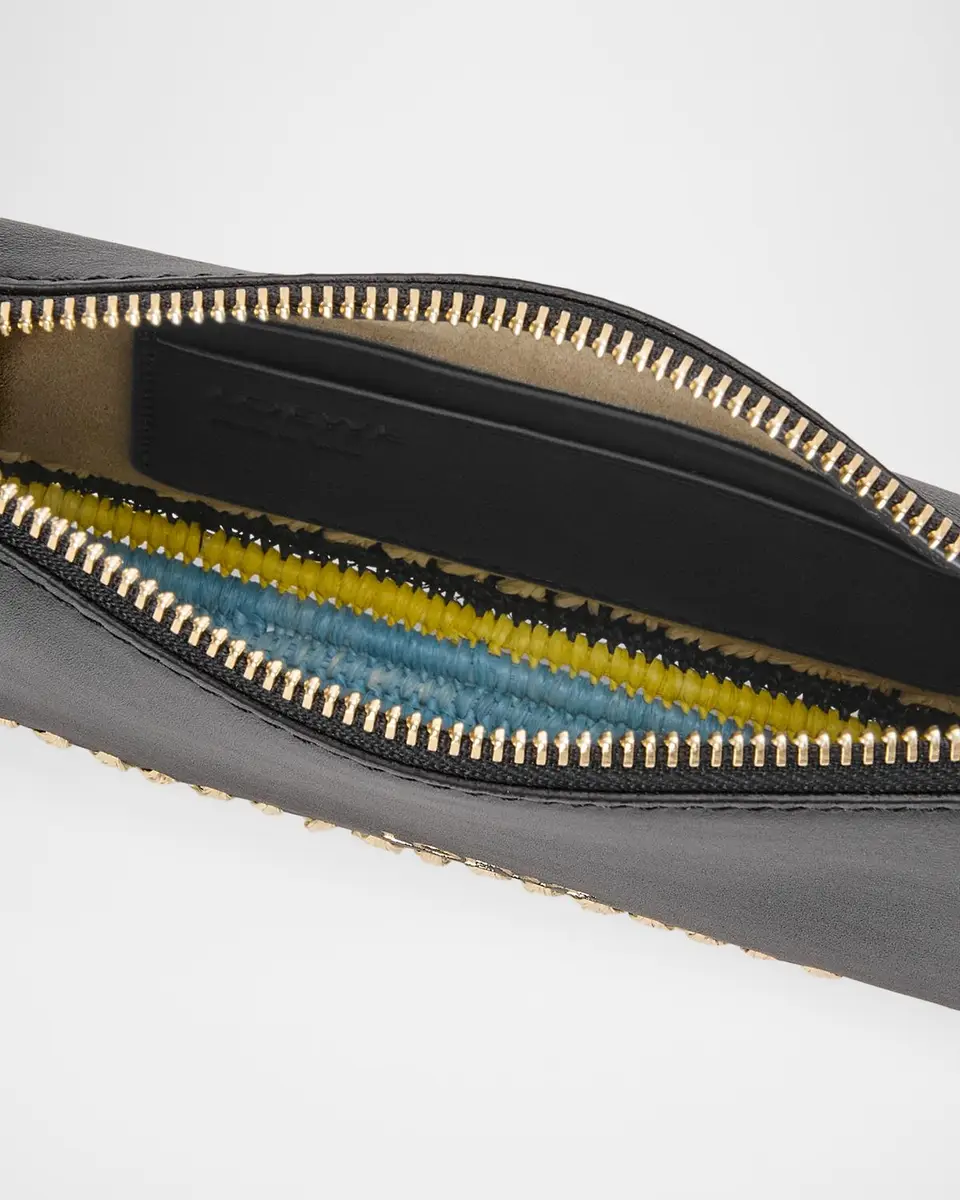 Loewe x Paula's Ibiza Rio Leather & Striped Raffia Shoulder Bag | Thumbnail 4 Loewe x Paula's Ibiza Rio Leather & Striped Raffia Shoulder Bag | Thumbnail 4