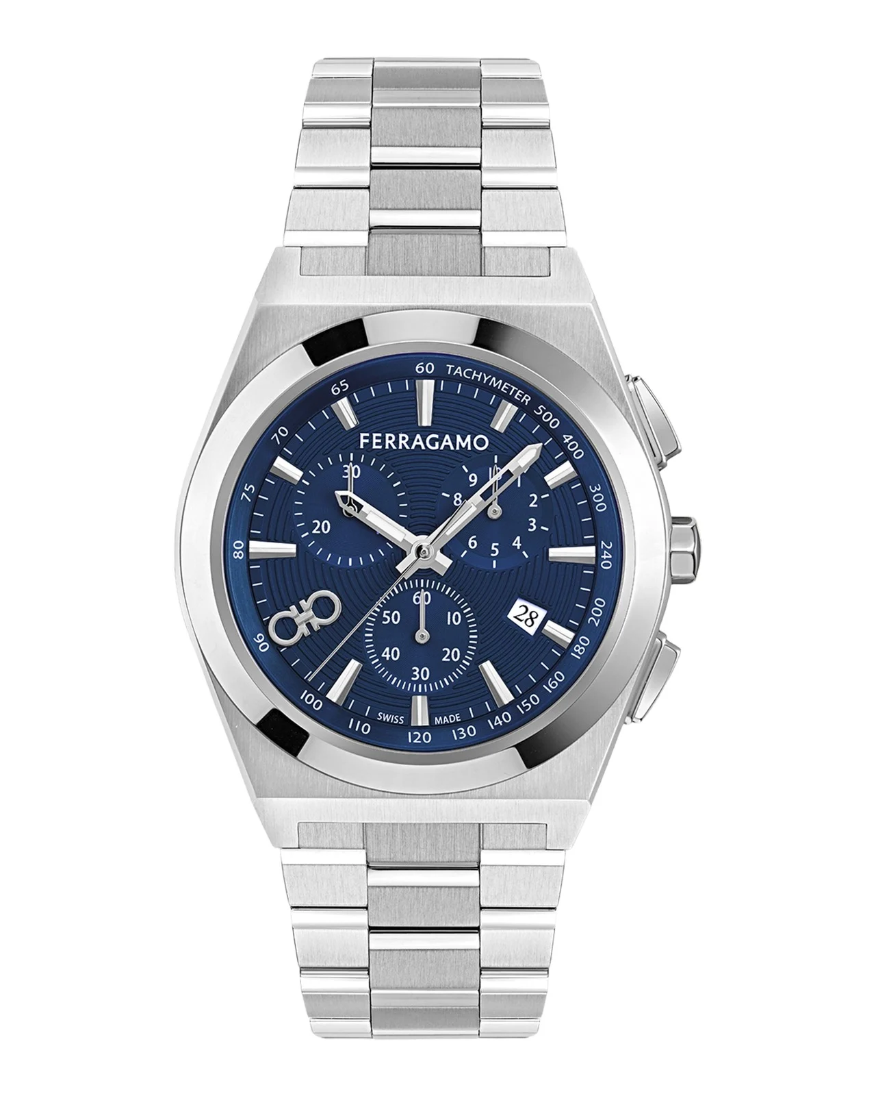Men's Vega Upper East Stainless Steel Bracelet Watch Men's Vega Upper East Stainless Steel Bracelet Watch