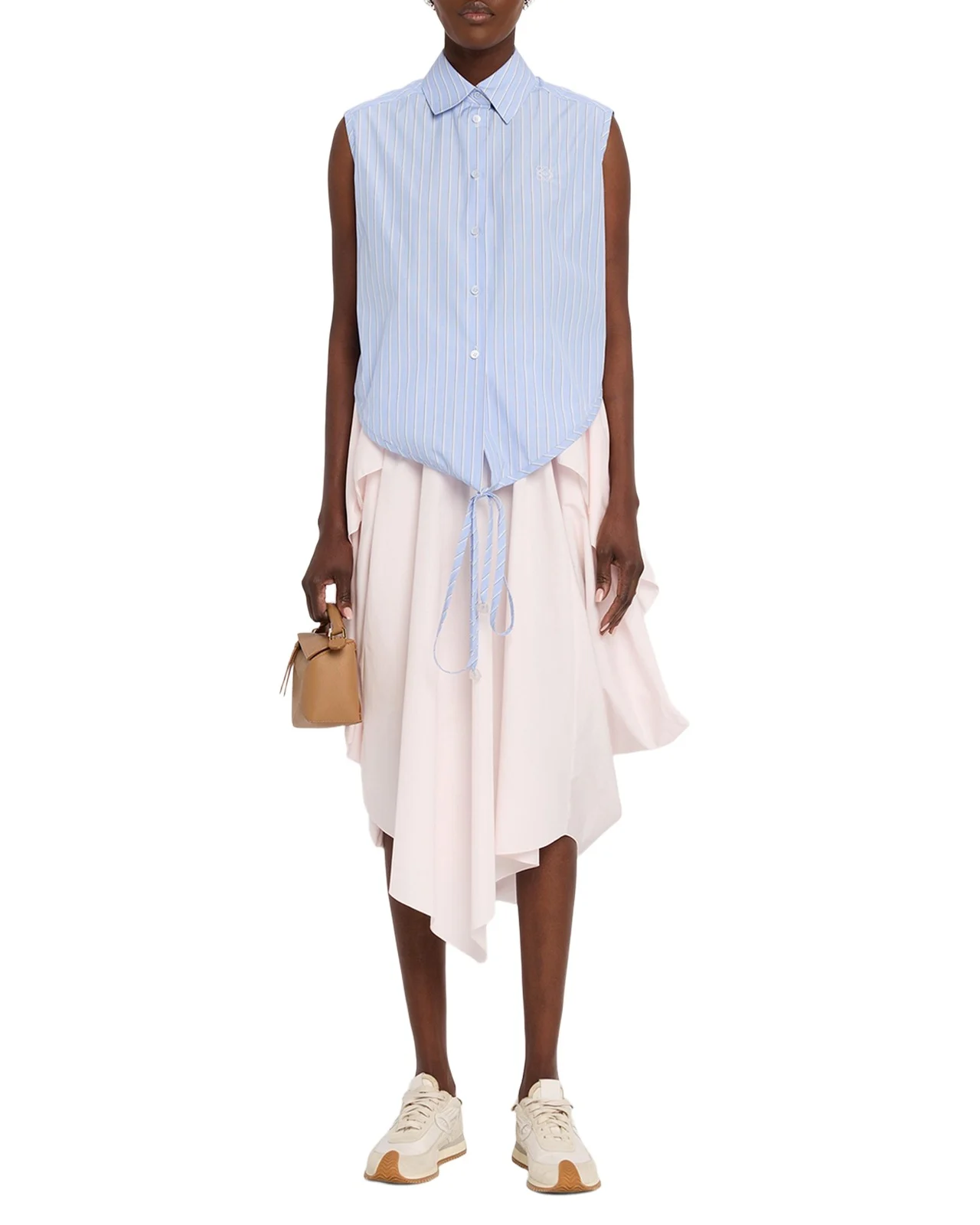 x Paula's Ibiza Striped Cotton-Blend Sleeveless Top x Paula's Ibiza Striped Cotton-Blend Sleeveless Top