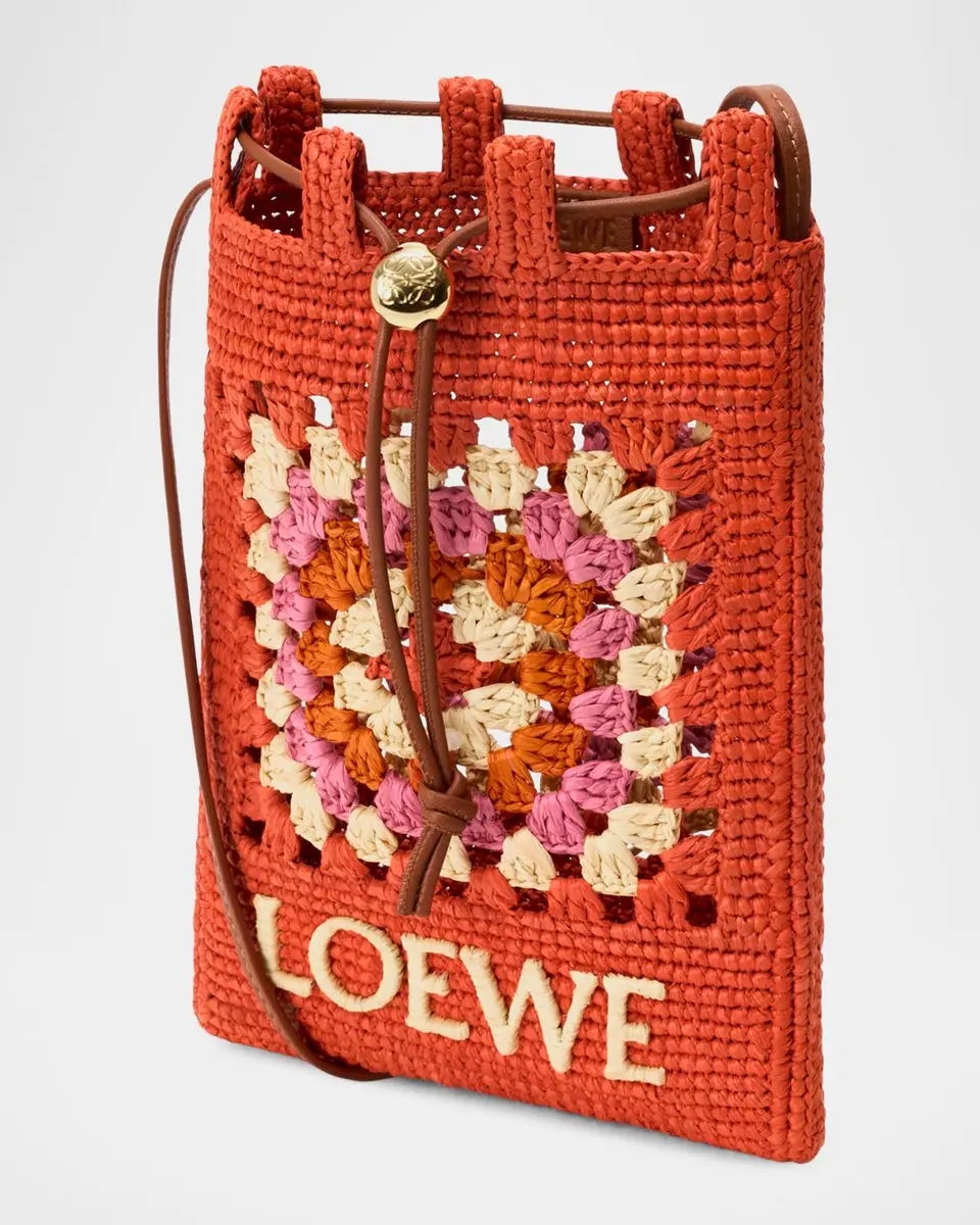 Loewe x Paula's Ibiza Crochet Raffia Pocket Crossbody Bag | Thumbnail 7 Loewe x Paula's Ibiza Crochet Raffia Pocket Crossbody Bag | Thumbnail 7