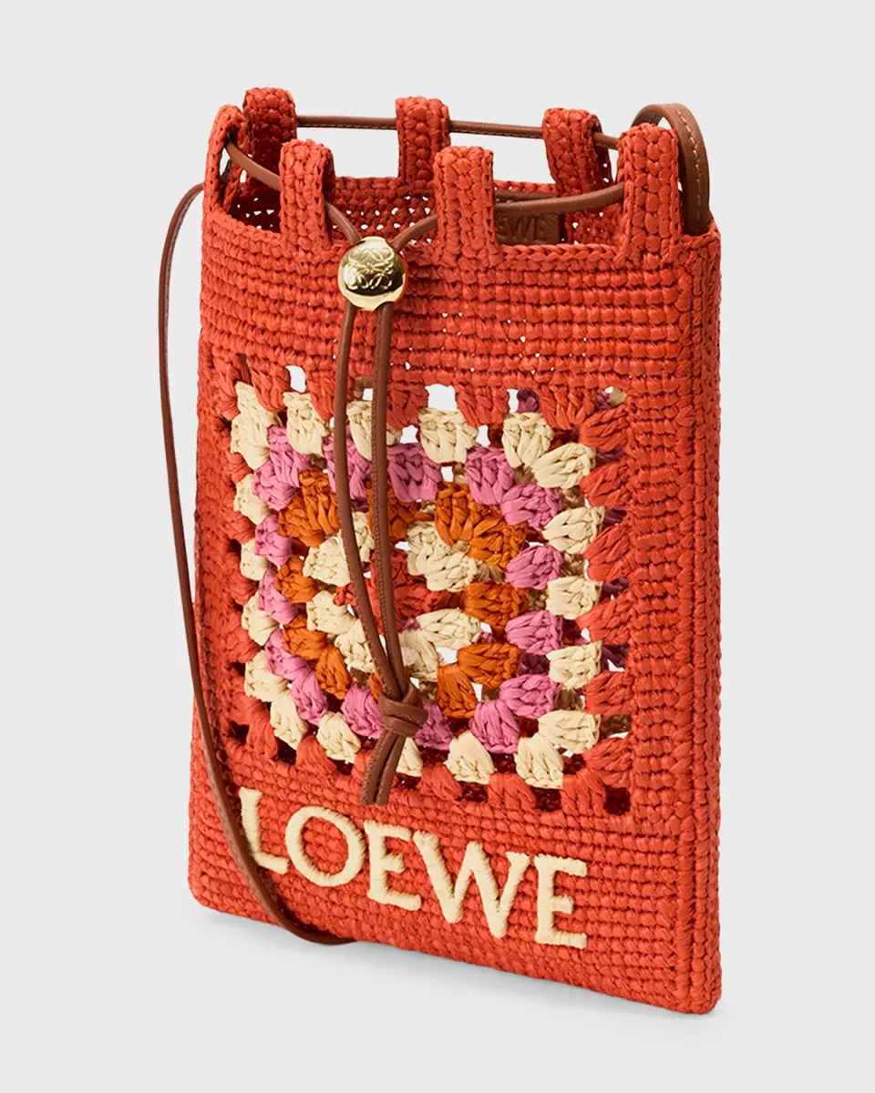 Loewe x Paula's Ibiza Crochet Raffia Pocket Crossbody Bag | Thumbnail 8 Loewe x Paula's Ibiza Crochet Raffia Pocket Crossbody Bag | Thumbnail 8