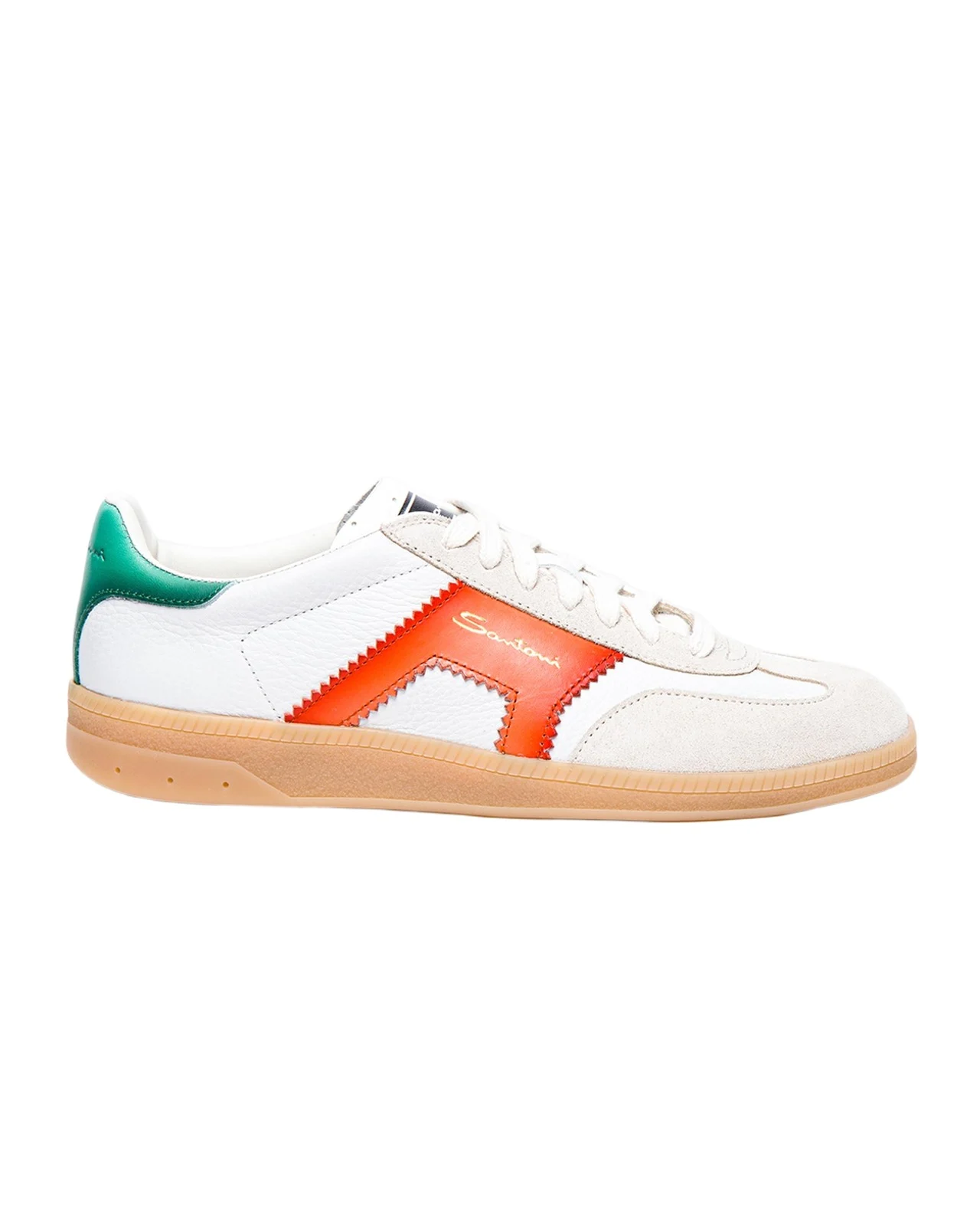 DBS Oly Mixed Leather Low-Top Sneakers