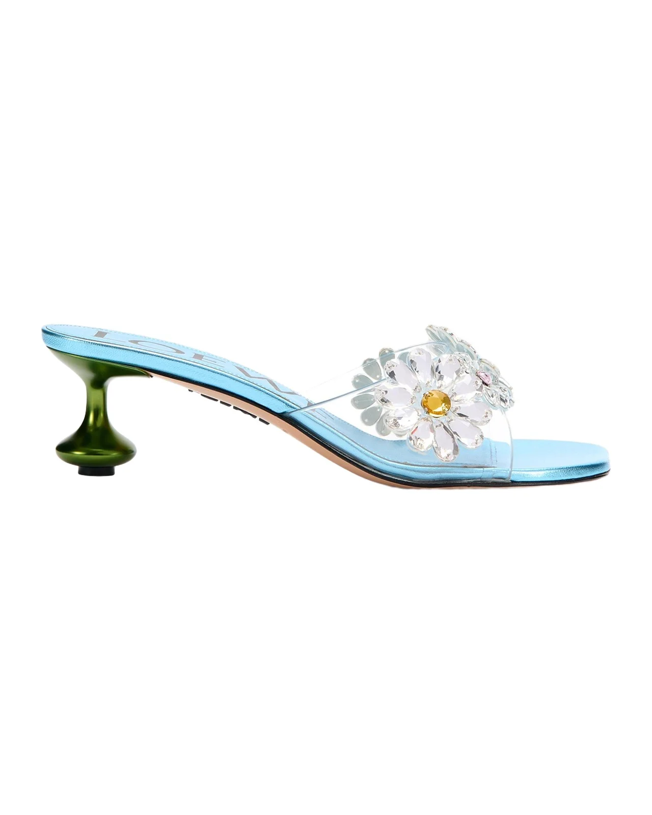 x Paula's Ibiza 45mm Toy Flower-Embellished Slide Sandals x Paula's Ibiza 45mm Toy Flower-Embellished Slide Sandals
