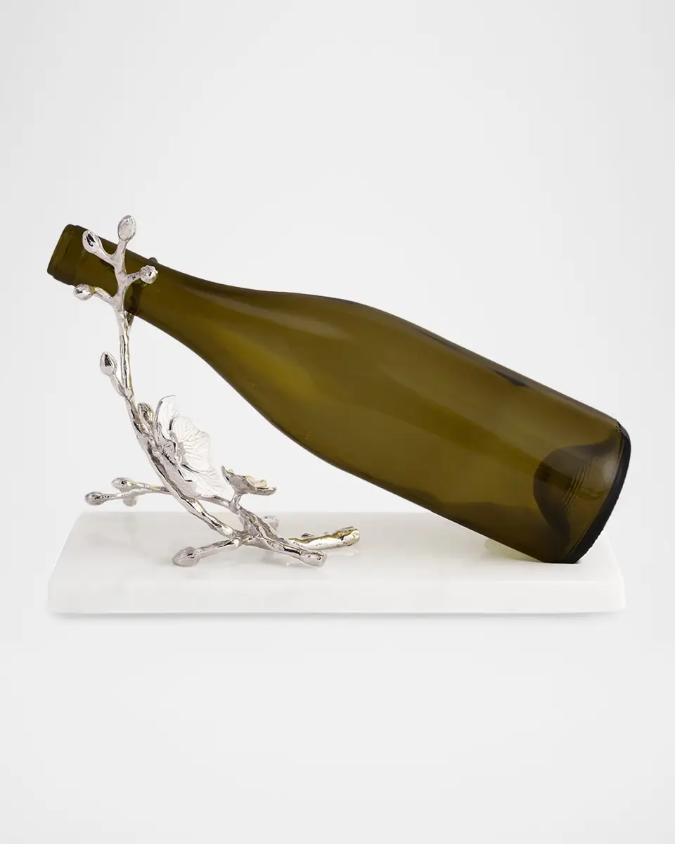 Michael Aram Silver Orchid Wine Rest | Thumbnail 2 Michael Aram Silver Orchid Wine Rest | Thumbnail 2