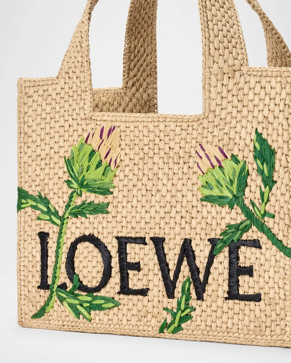 Loewe x Paula's Ibiza Embroidered Raffia Tote Bag | Thumbnail 6 Loewe x Paula's Ibiza Embroidered Raffia Tote Bag | Thumbnail 6