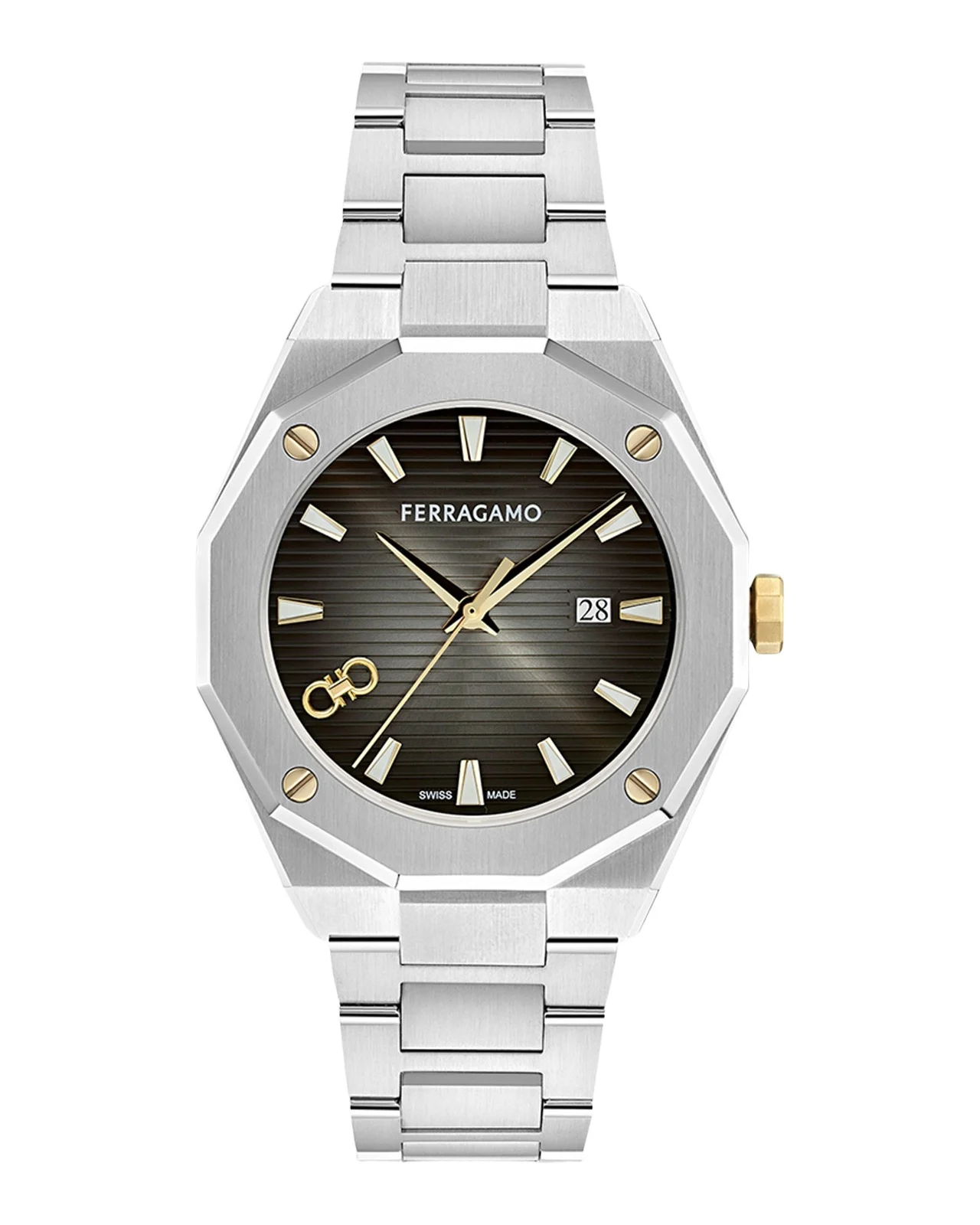 Men's Edge Stainless Steel Bracelet Watch