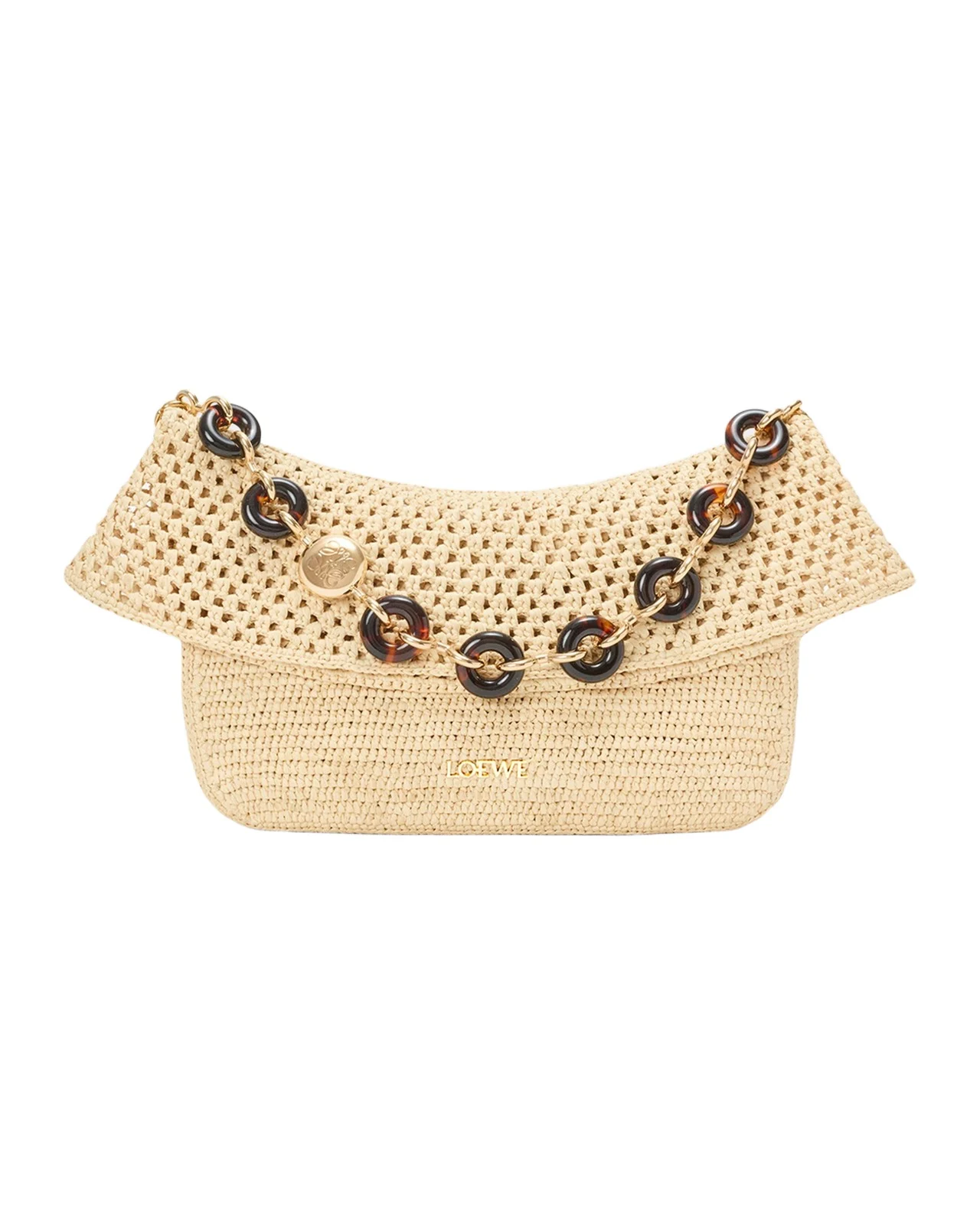 x Paula's Ibiza Ola Medium Bag in Raffia