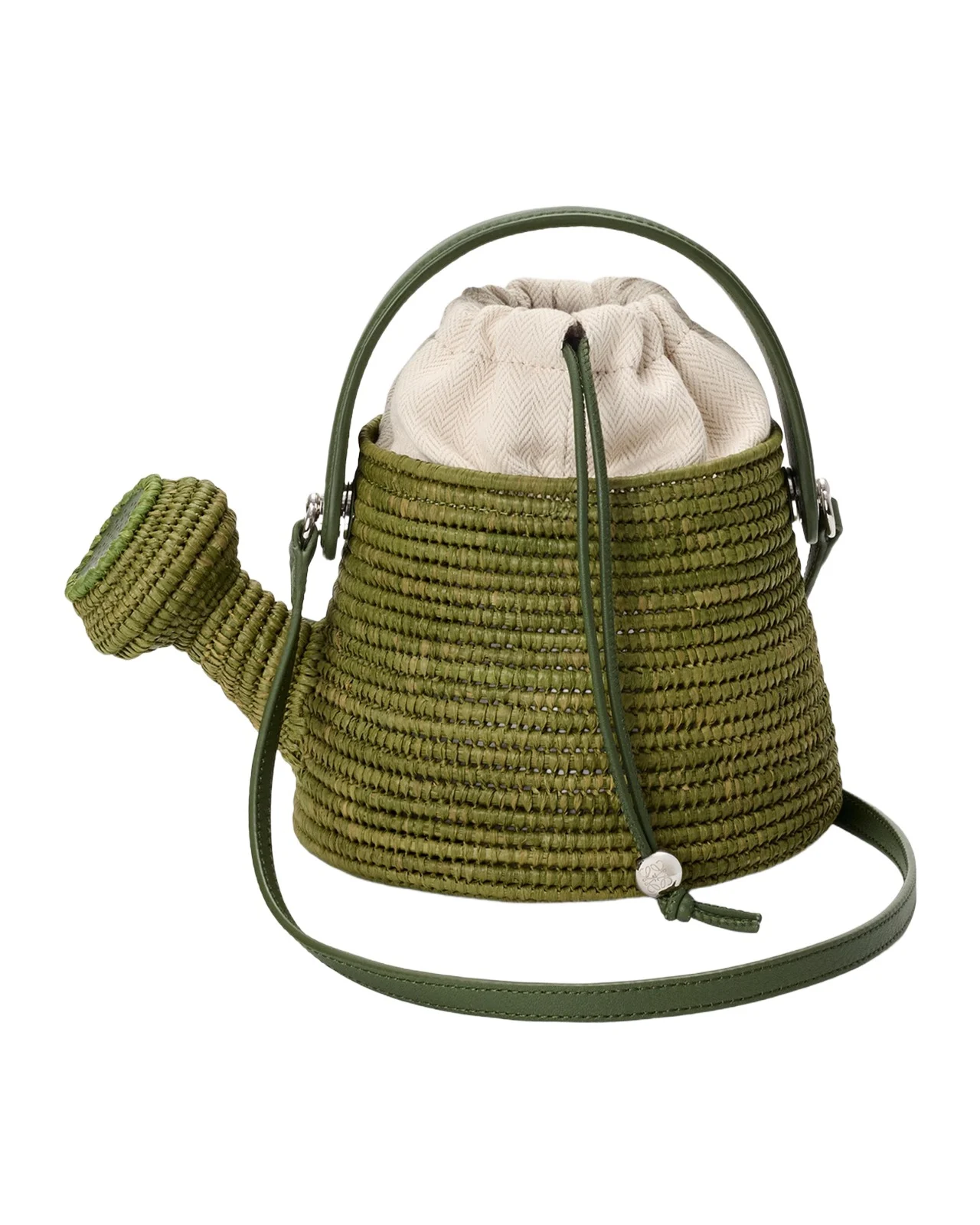 x Paula's Ibiza Raffia Watering Can Crossbody Bag