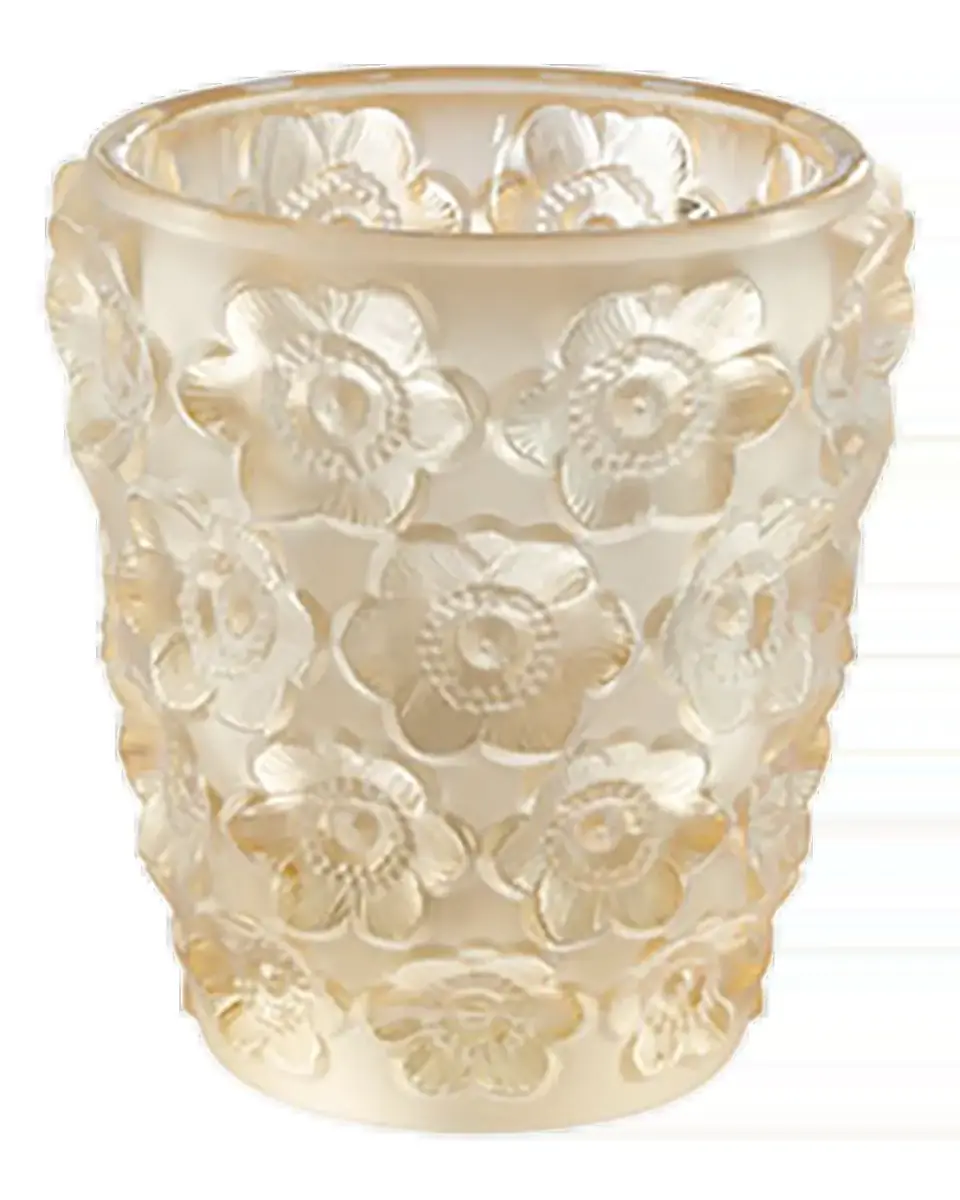 Lalique Anemones Gold Luster Crystal Votive | Thumbnail 2 Lalique Anemones Gold Luster Crystal Votive | Thumbnail 2