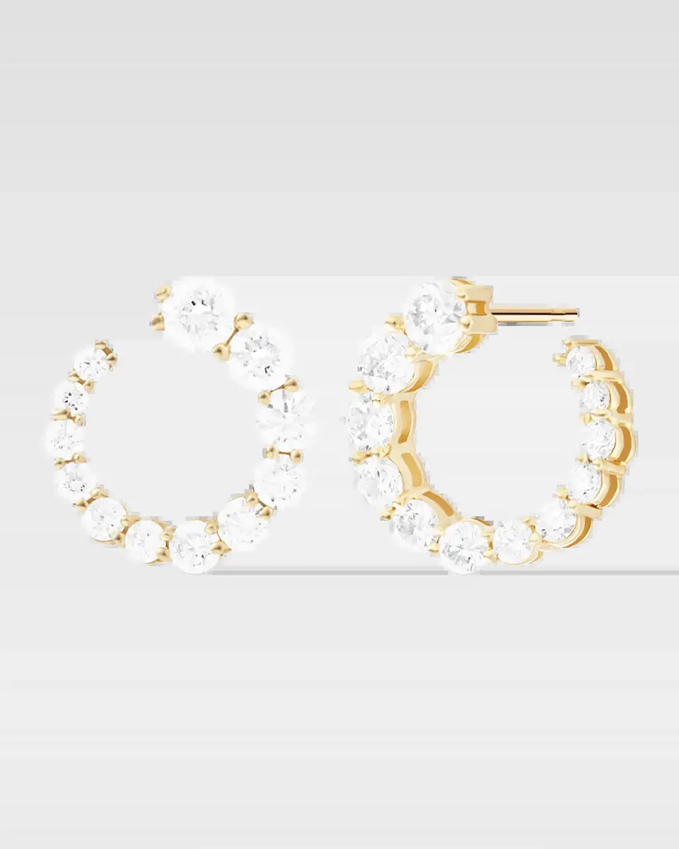Melissa Kaye 18K Aria Statement Earrings with Diamonds | Thumbnail 2