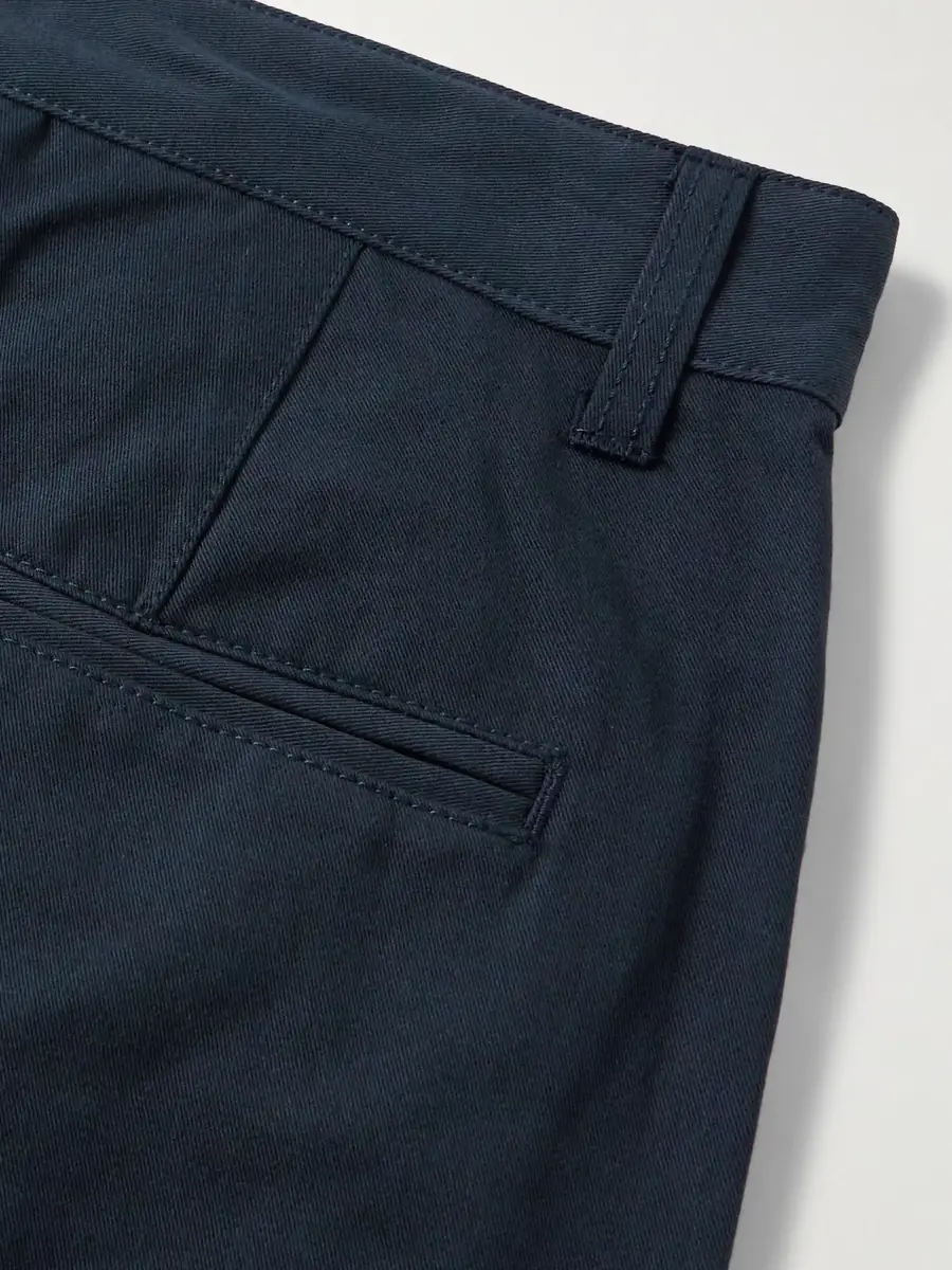 FrizmWORKS Haworth Tapered Cropped Pleated Cotton-Twill Trousers | Thumbnail 5