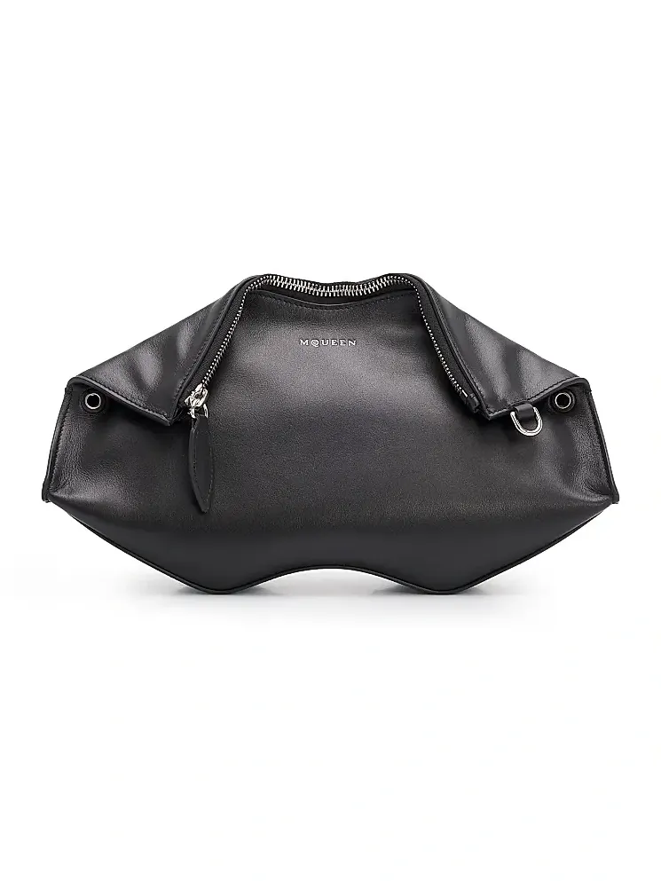 Alexander McQueen Women's Manta Leather Crossbody Bag
