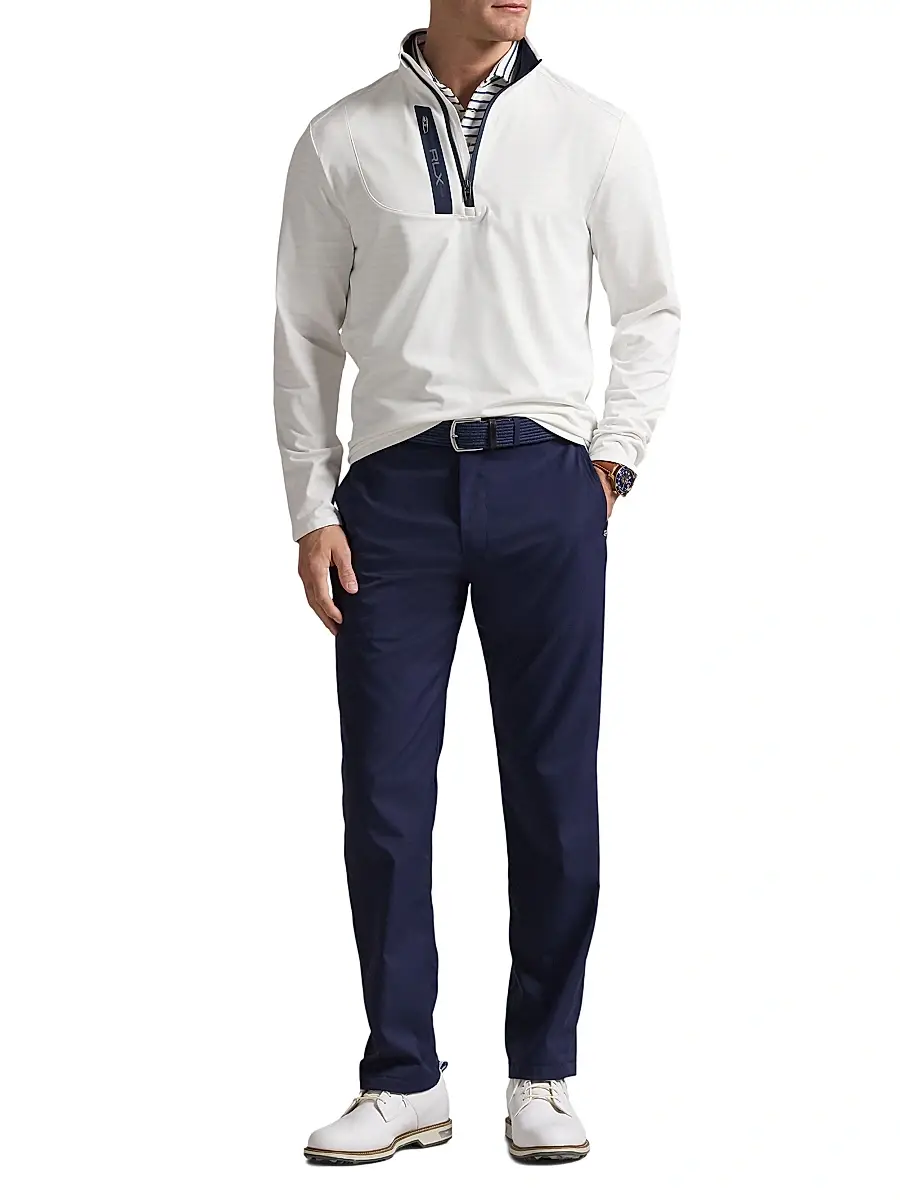 Polo Ralph Lauren Men's Luxury Jersey Quarter-Zip Sweatshirt | Thumbnail 2 Polo Ralph Lauren Men's Luxury Jersey Quarter-Zip Sweatshirt | Thumbnail 2