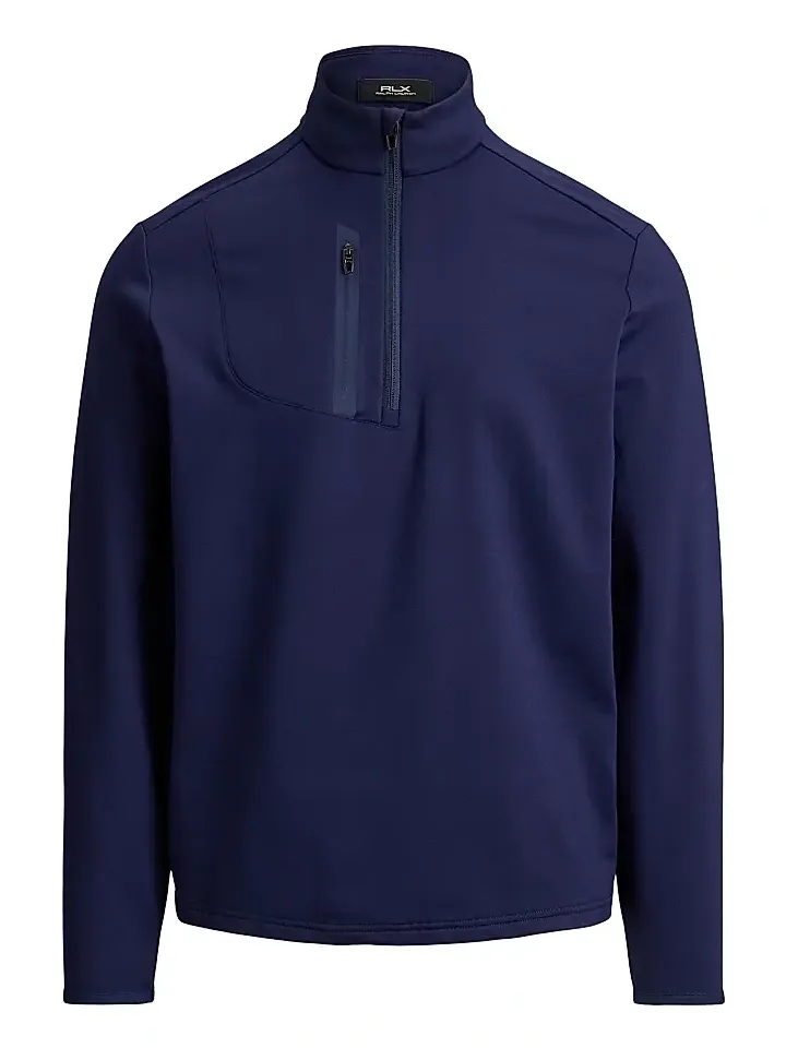 Men's Luxury Jersey Quarter-Zip Sweatshirt