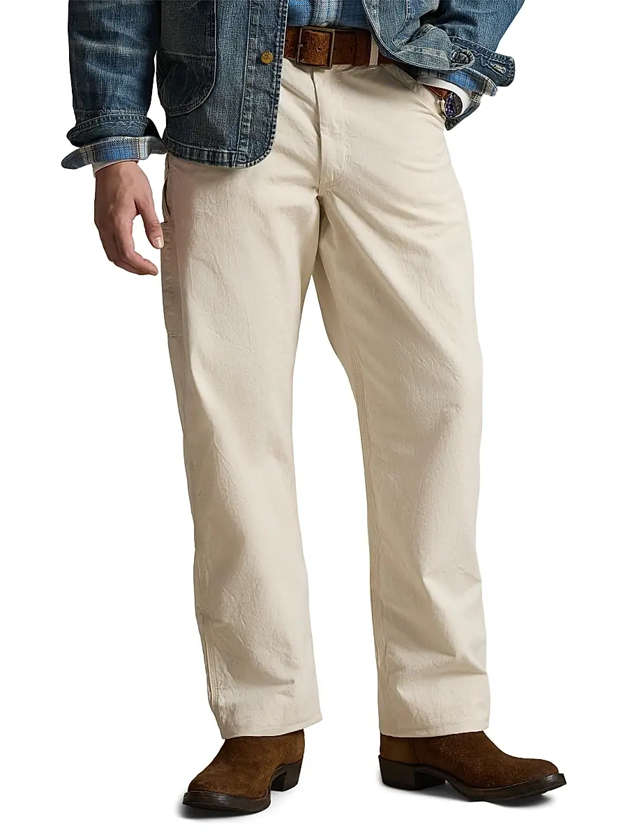Polo Ralph Lauren Men's Standard Cotton Twill Carpenter Pants | Thumbnail 4 Polo Ralph Lauren Men's Standard Cotton Twill Carpenter Pants | Thumbnail 4