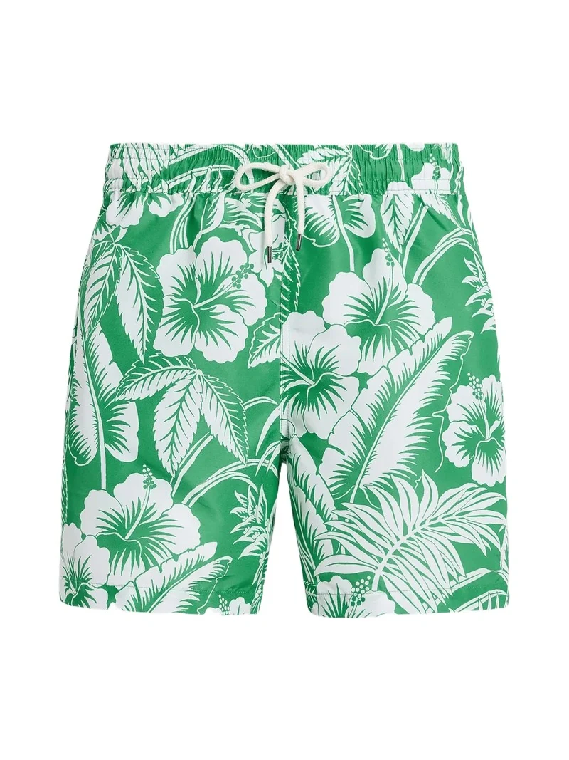 Polo Ralph Lauren Men's Hibiscus Print Swim Trunks