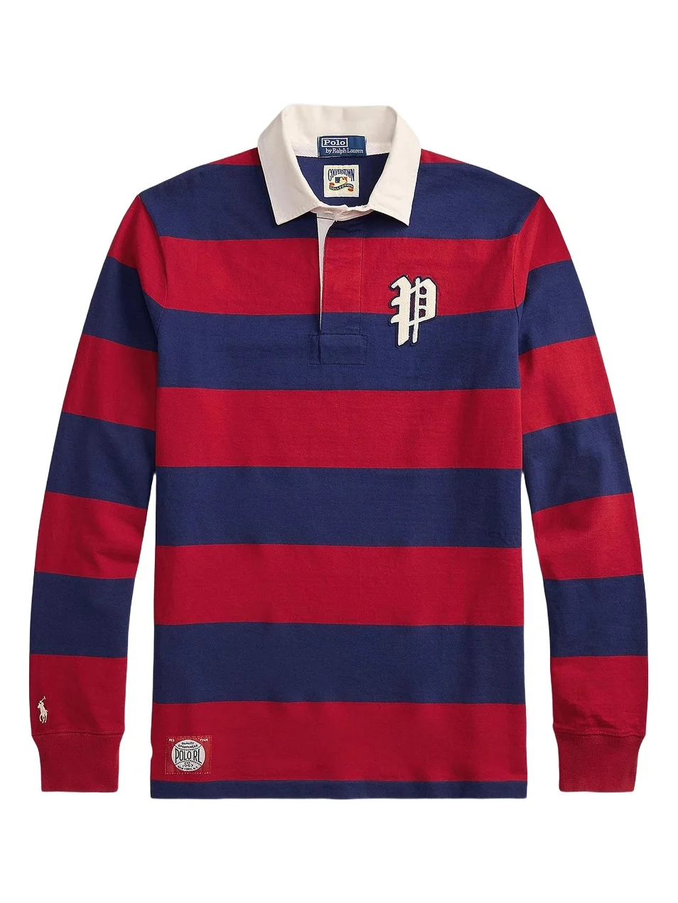 Polo Ralph Lauren Men's Phillies Rugby Striped Long-Sleeve Polo Shirt