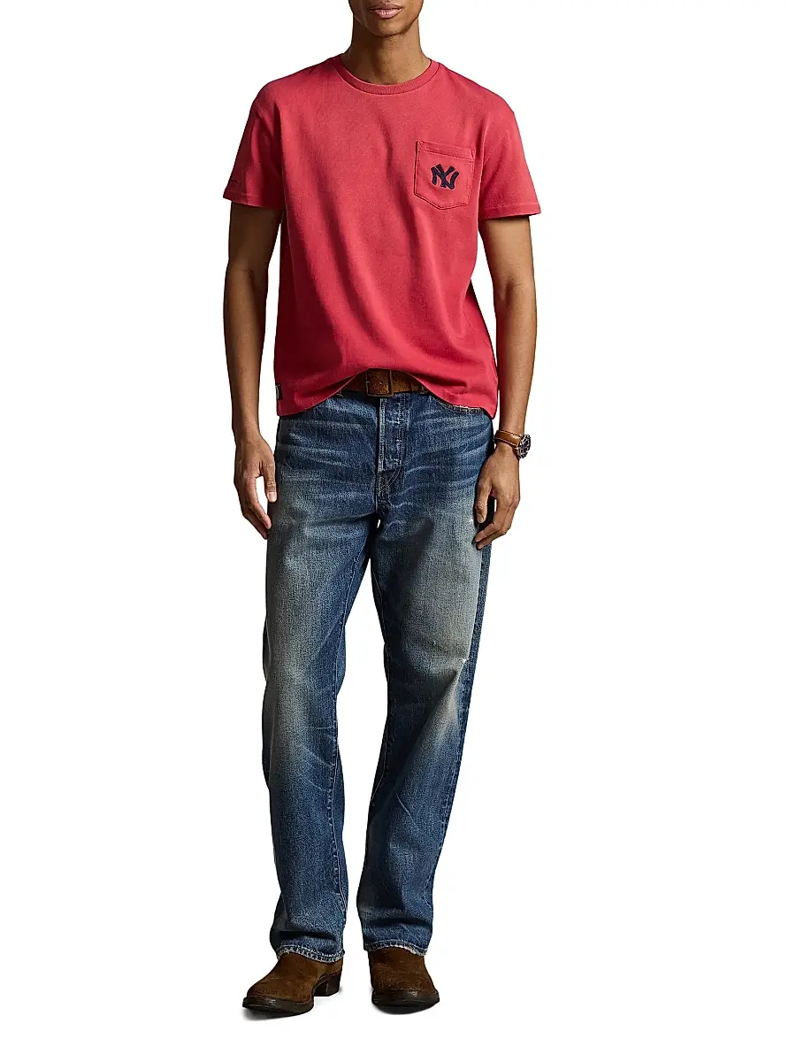 Polo Ralph Lauren Men's Yankees Crewneck T-Shirt | Thumbnail 2 Polo Ralph Lauren Men's Yankees Crewneck T-Shirt | Thumbnail 2