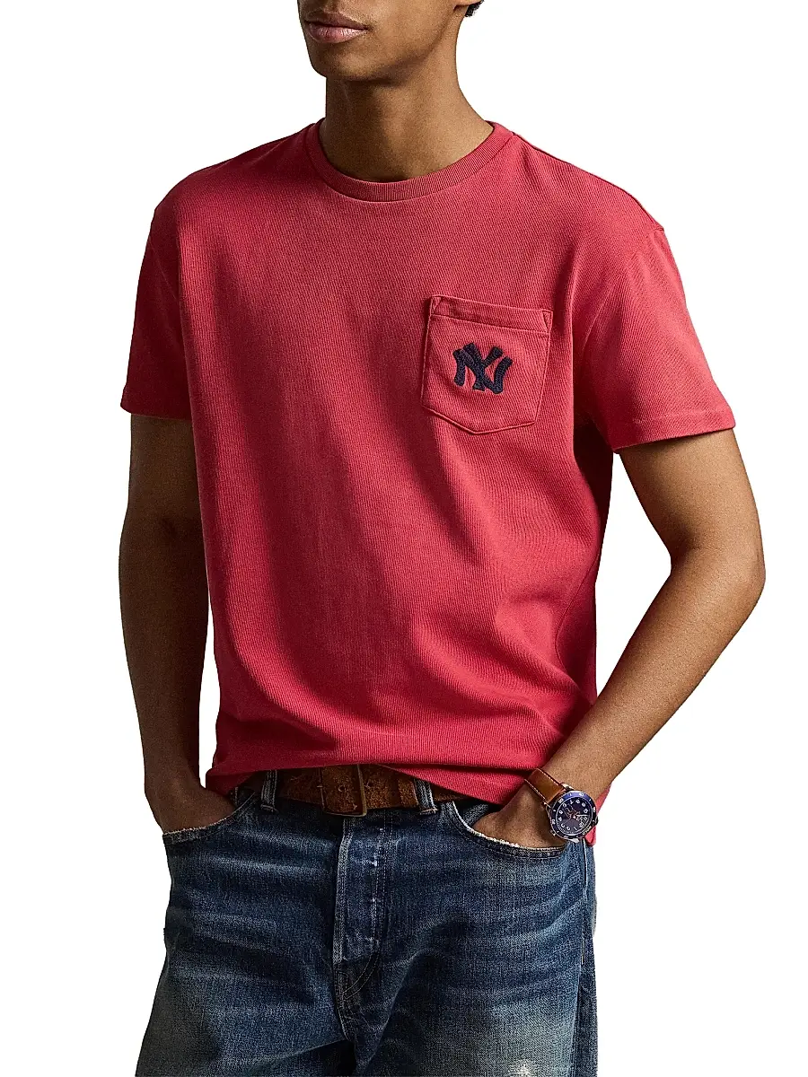 Polo Ralph Lauren Men's Yankees Crewneck T-Shirt | Thumbnail 3 Polo Ralph Lauren Men's Yankees Crewneck T-Shirt | Thumbnail 3