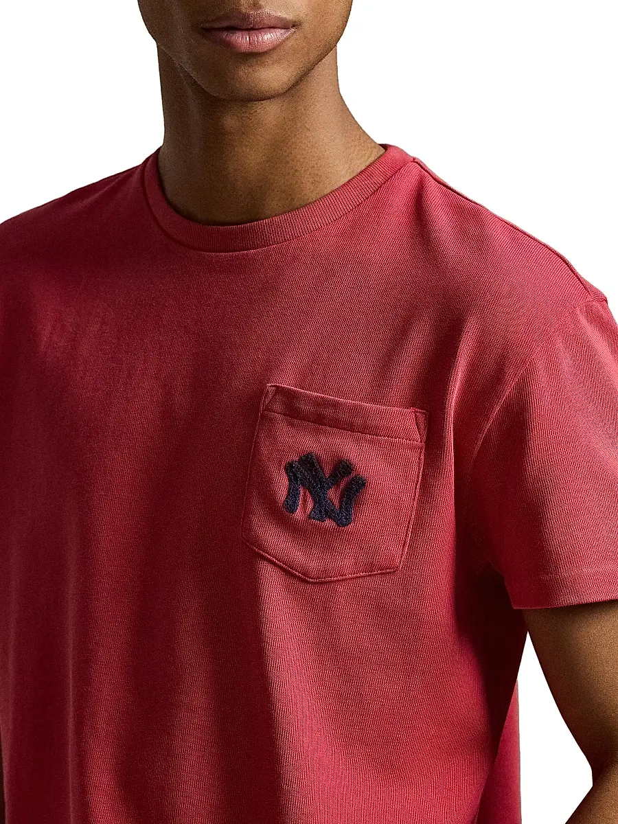 Polo Ralph Lauren Men's Yankees Crewneck T-Shirt | Thumbnail 5 Polo Ralph Lauren Men's Yankees Crewneck T-Shirt | Thumbnail 5